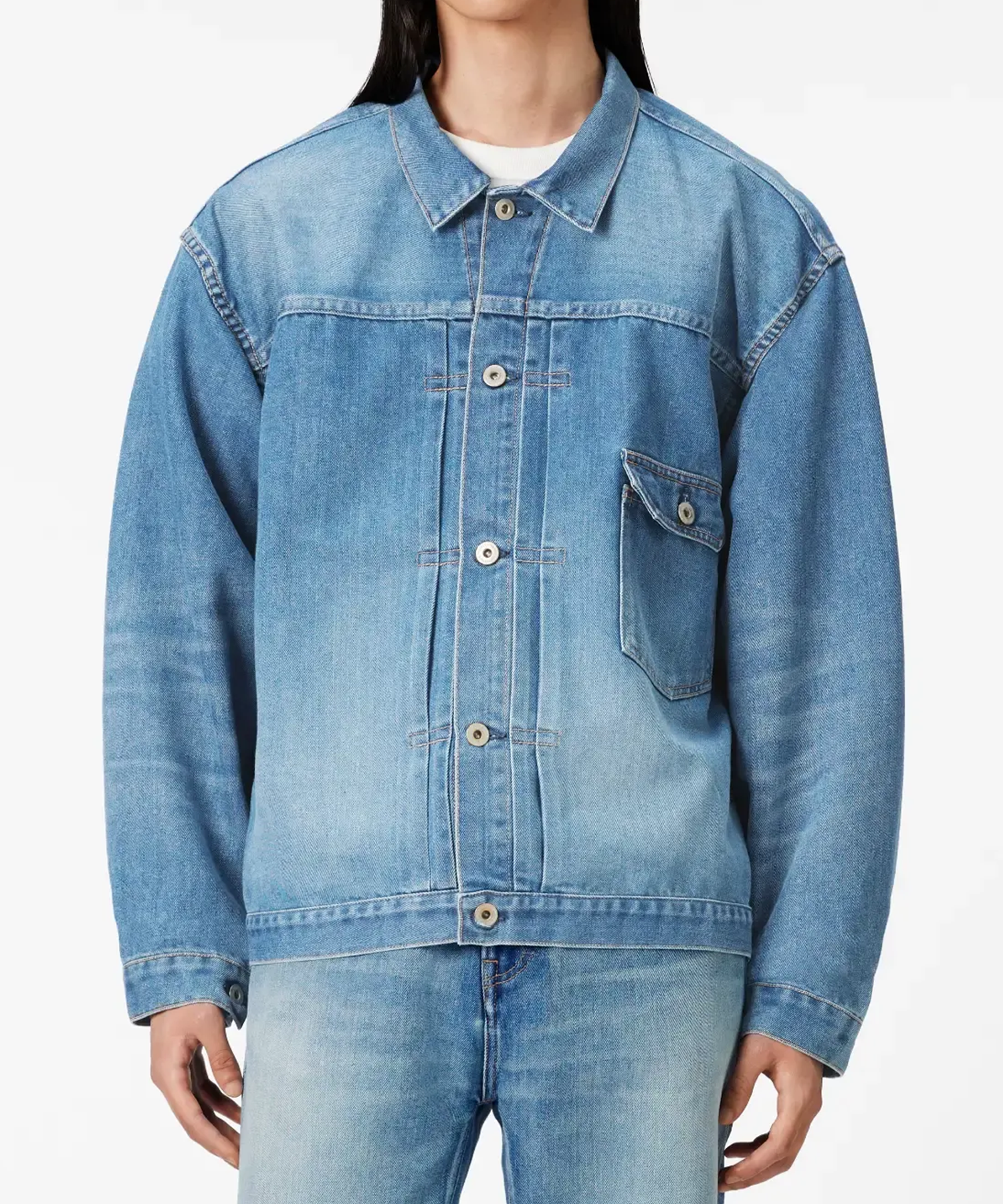 Light type 1 denim jacket 9oz