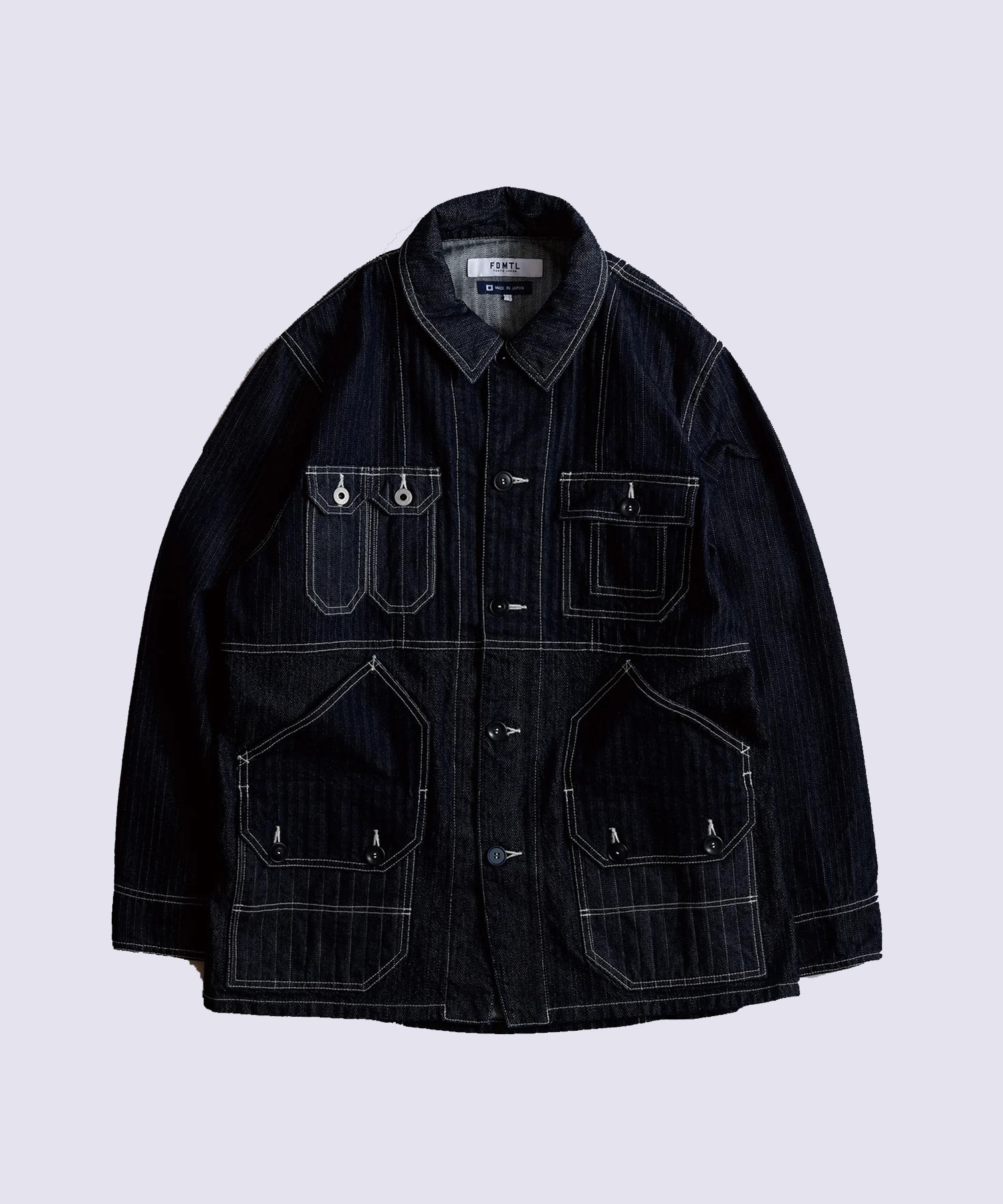 PACHWORK COVERALL JACKET RINSE