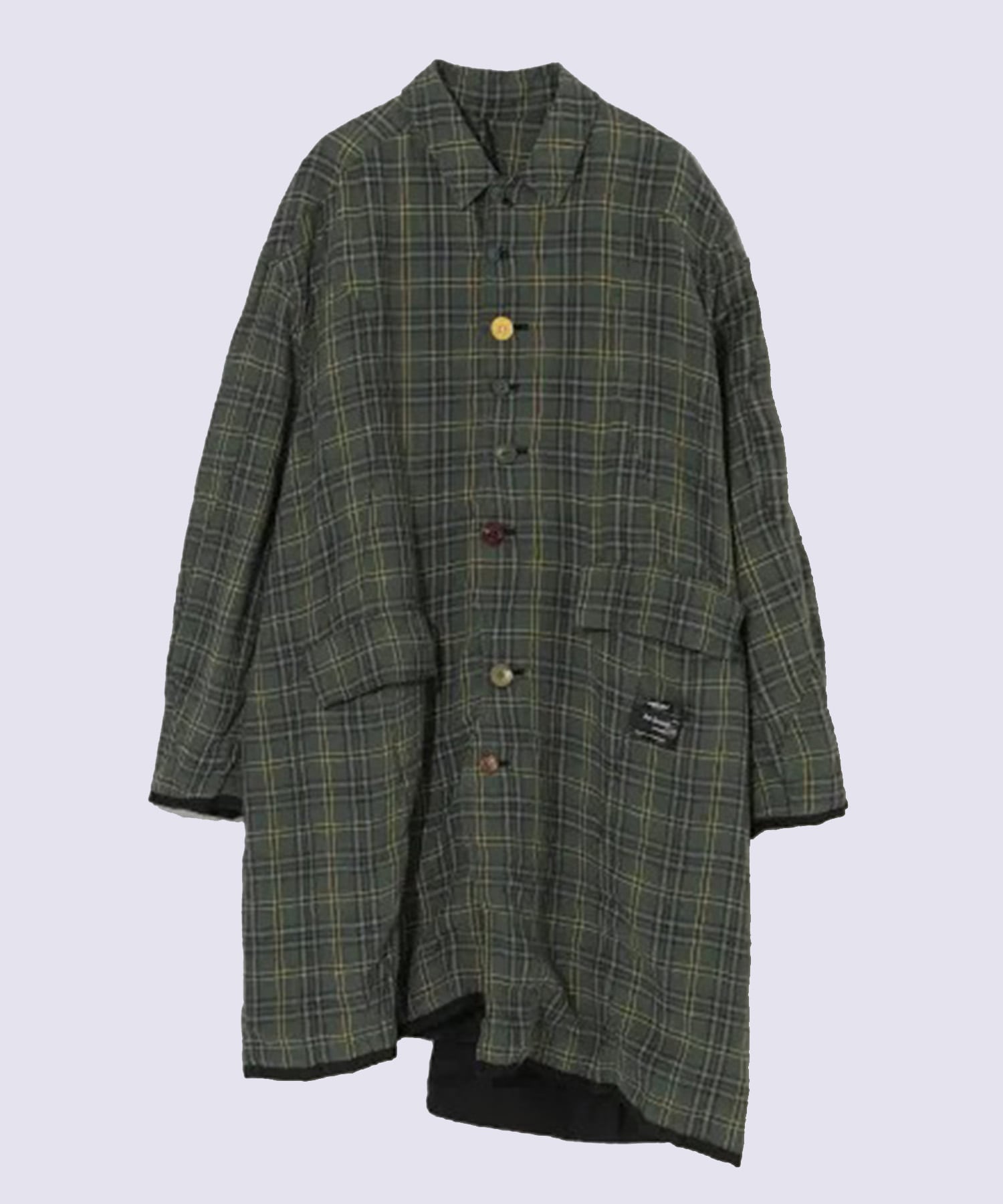 UC1F4302　チェックシャツコート