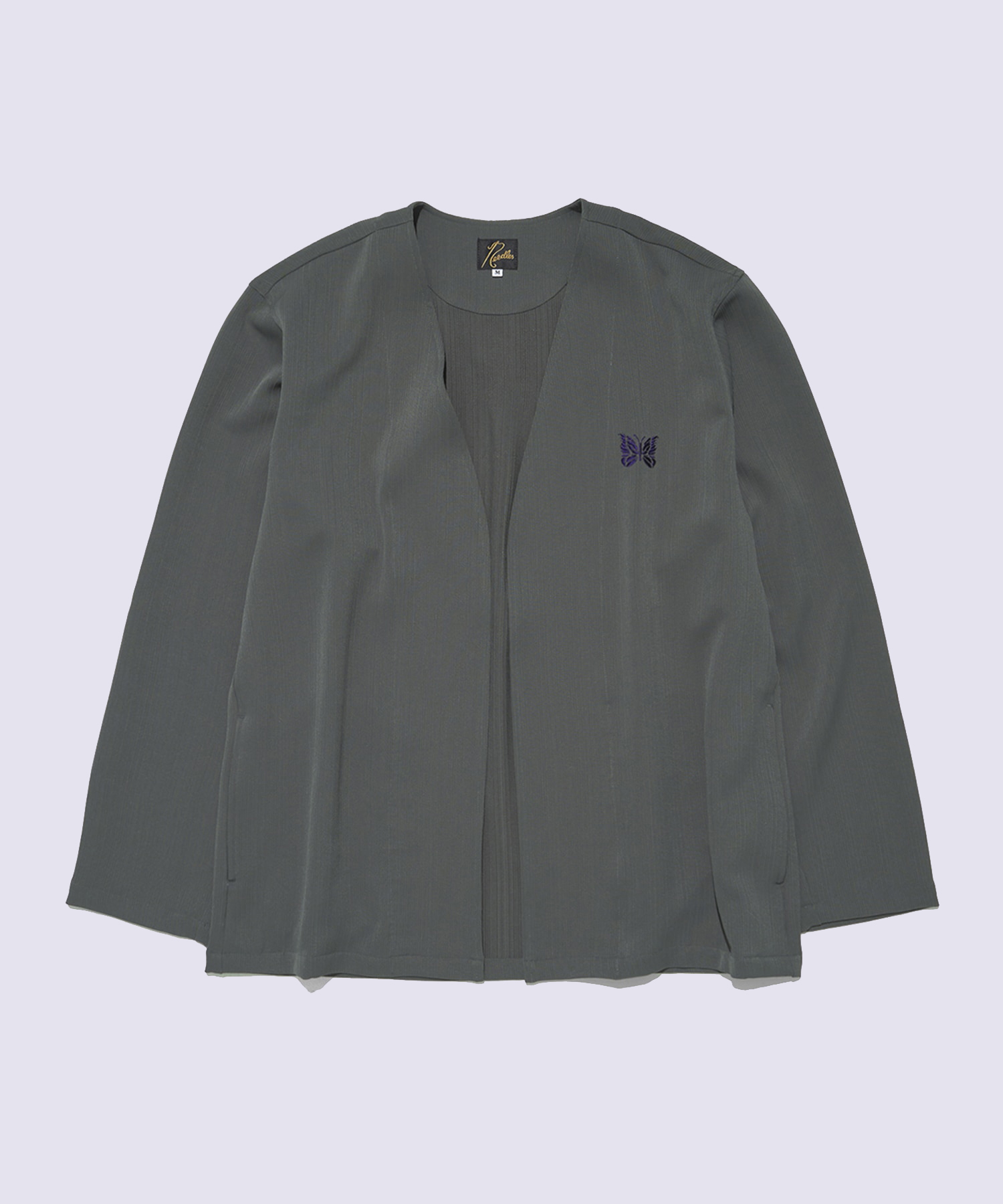 別注 Papillon Emb. Cardigan - Art Pique Pleats