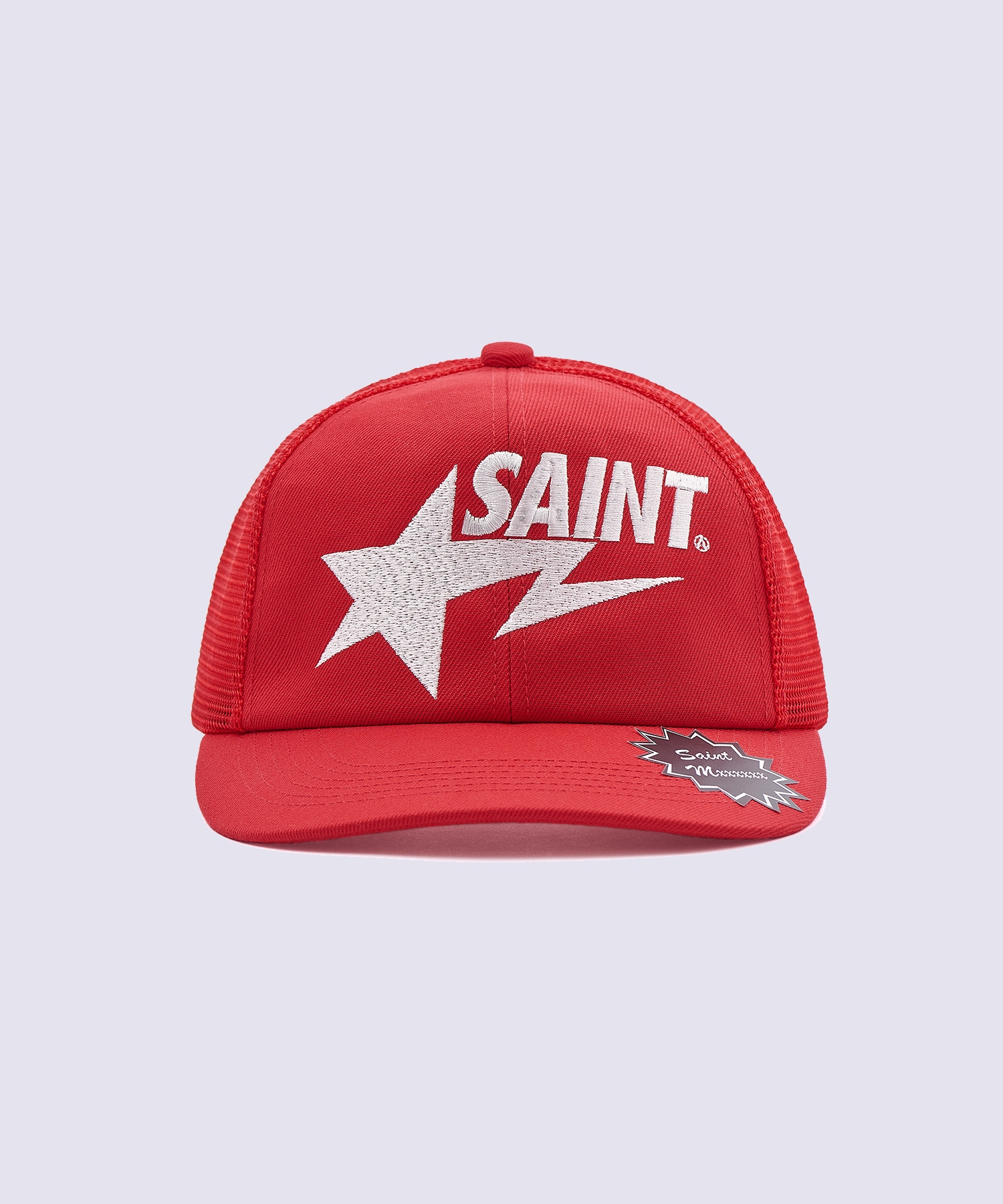 SM-MK8-0000-C60/BAPE_MESH CAP/RED