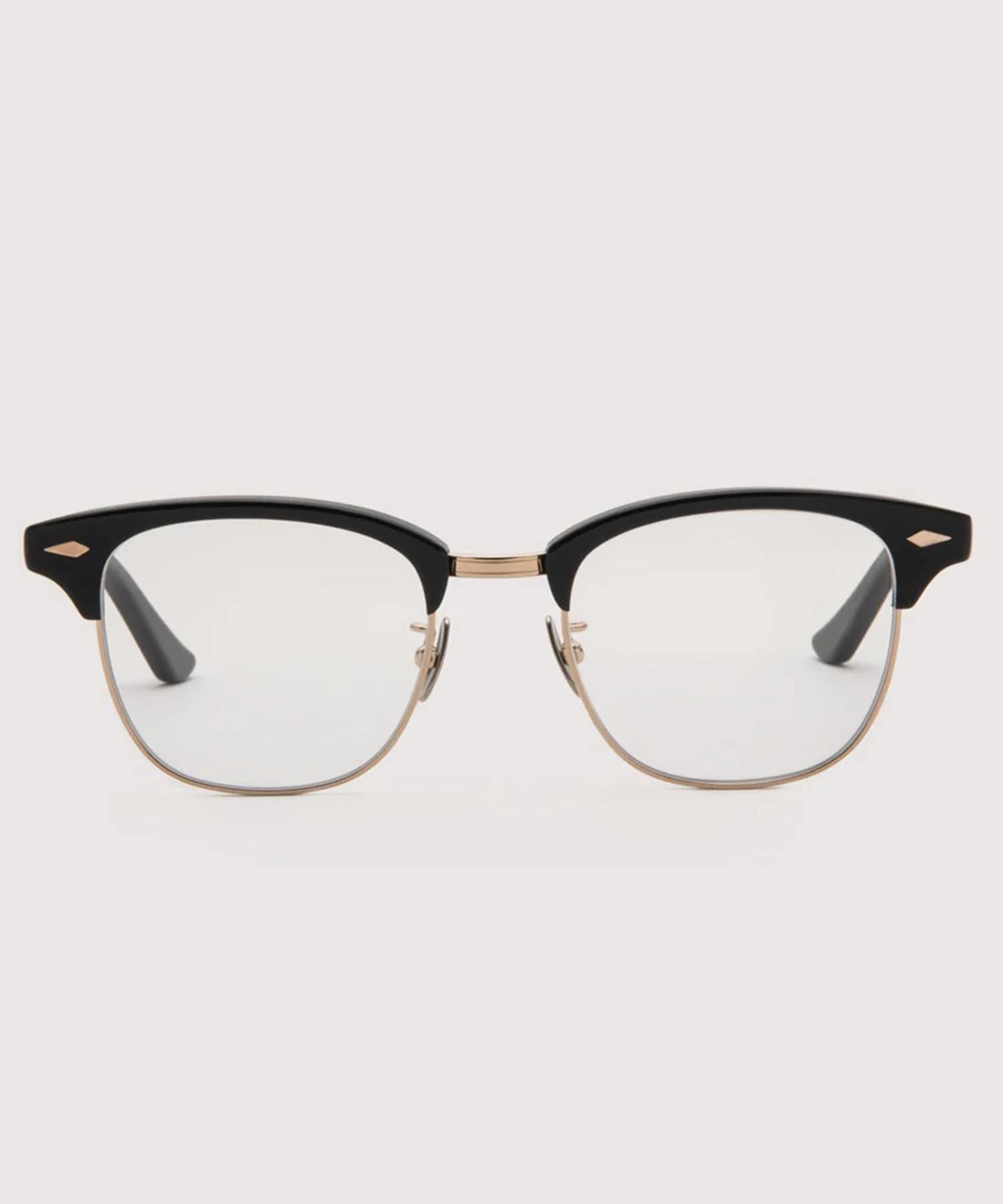 YUGEN #1 GLOSS BLACK & CHAMPAGNE GOLD × CLEAR to GREY