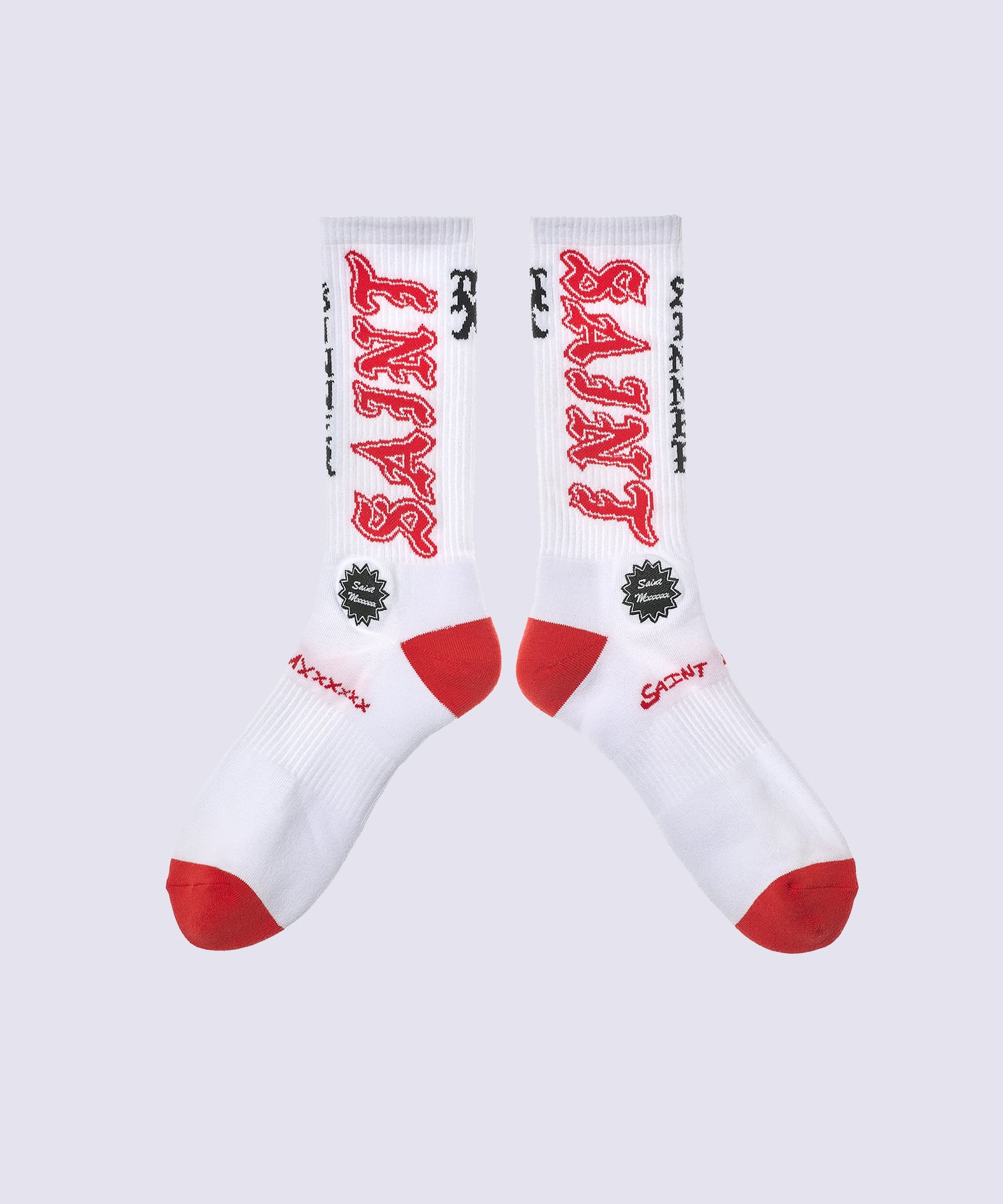 SM-MK8-0000-106/SOCKS/SAINT/WHITE RED
