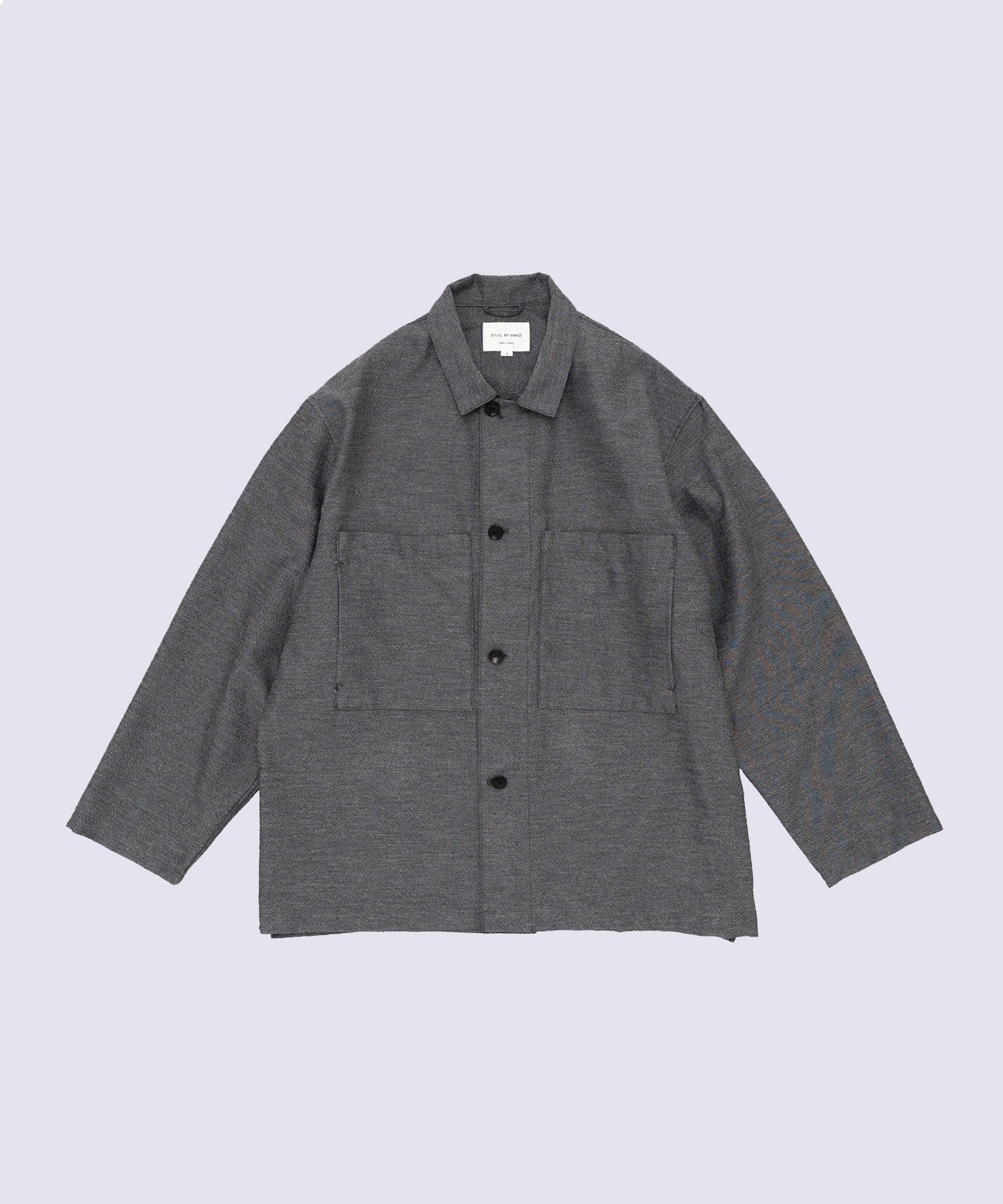 Mixed colour shirt jacket