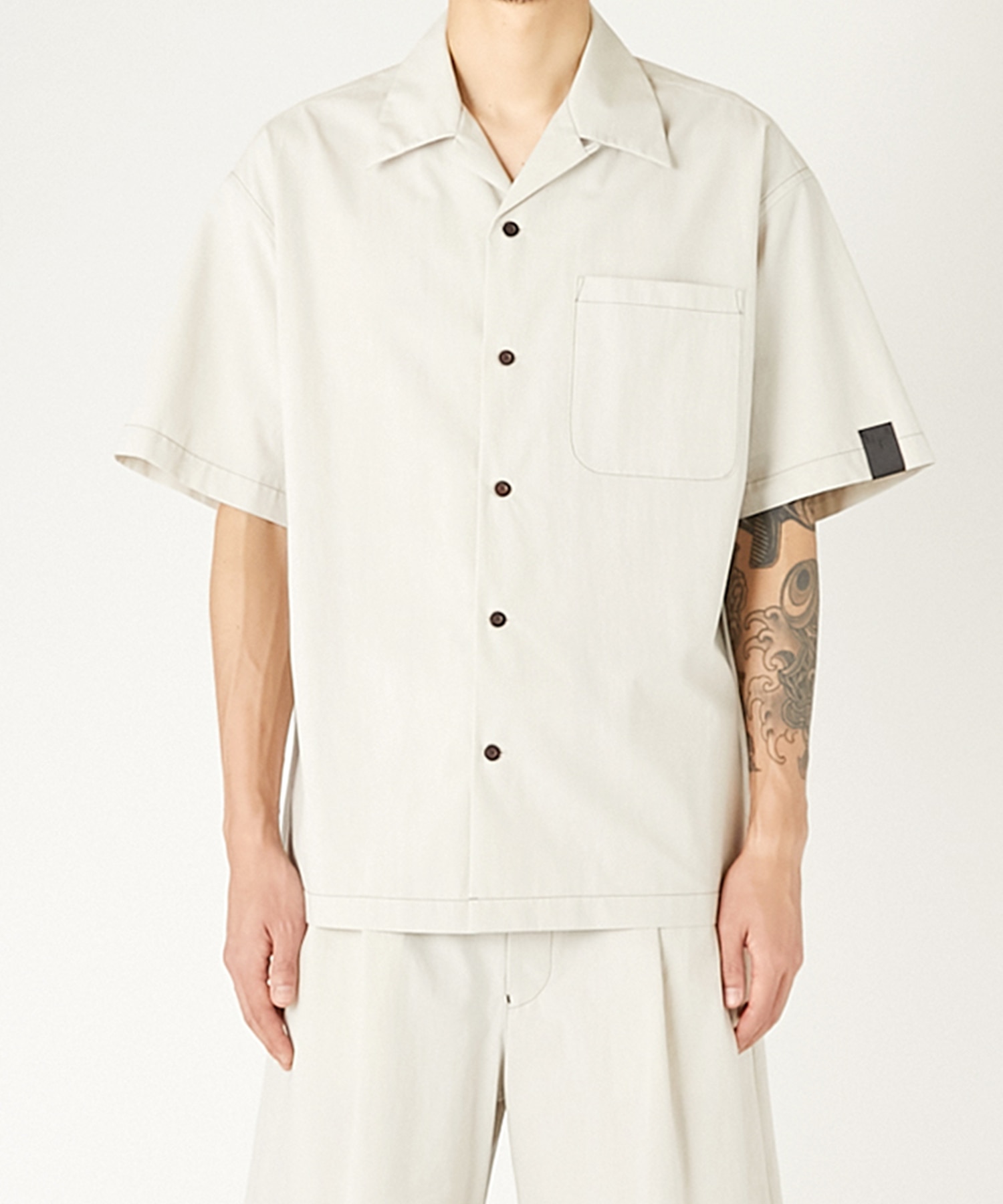 2261-SH56-002-SS開襟シャツ