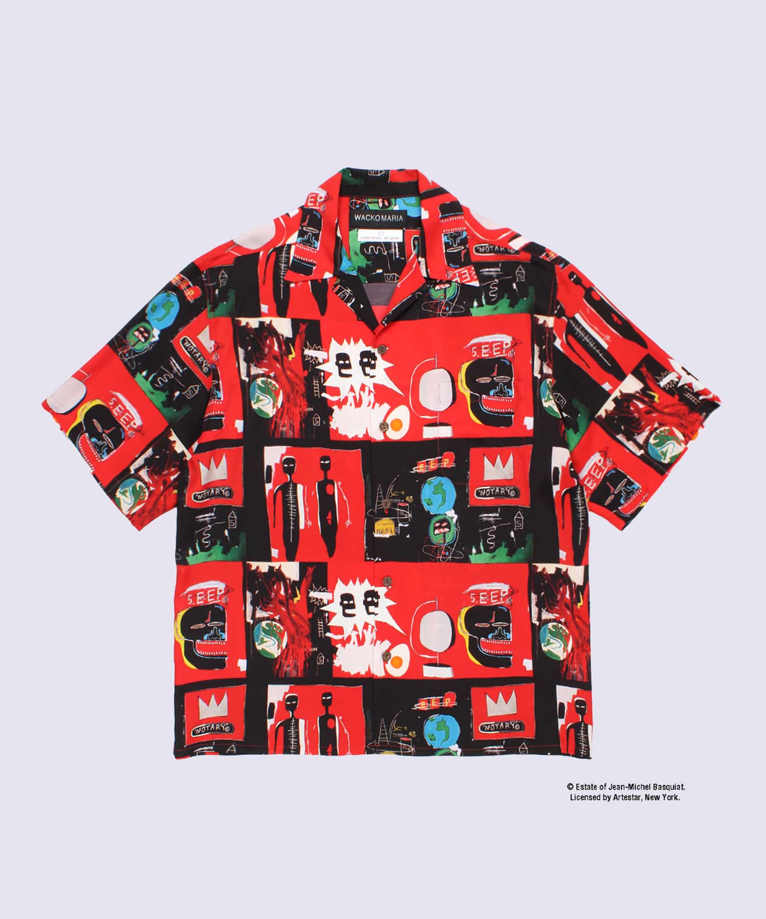 JEAN-MICHEL BASQUIAT / S/S HAWAIIAN SHIRT ( TYPE-2 )