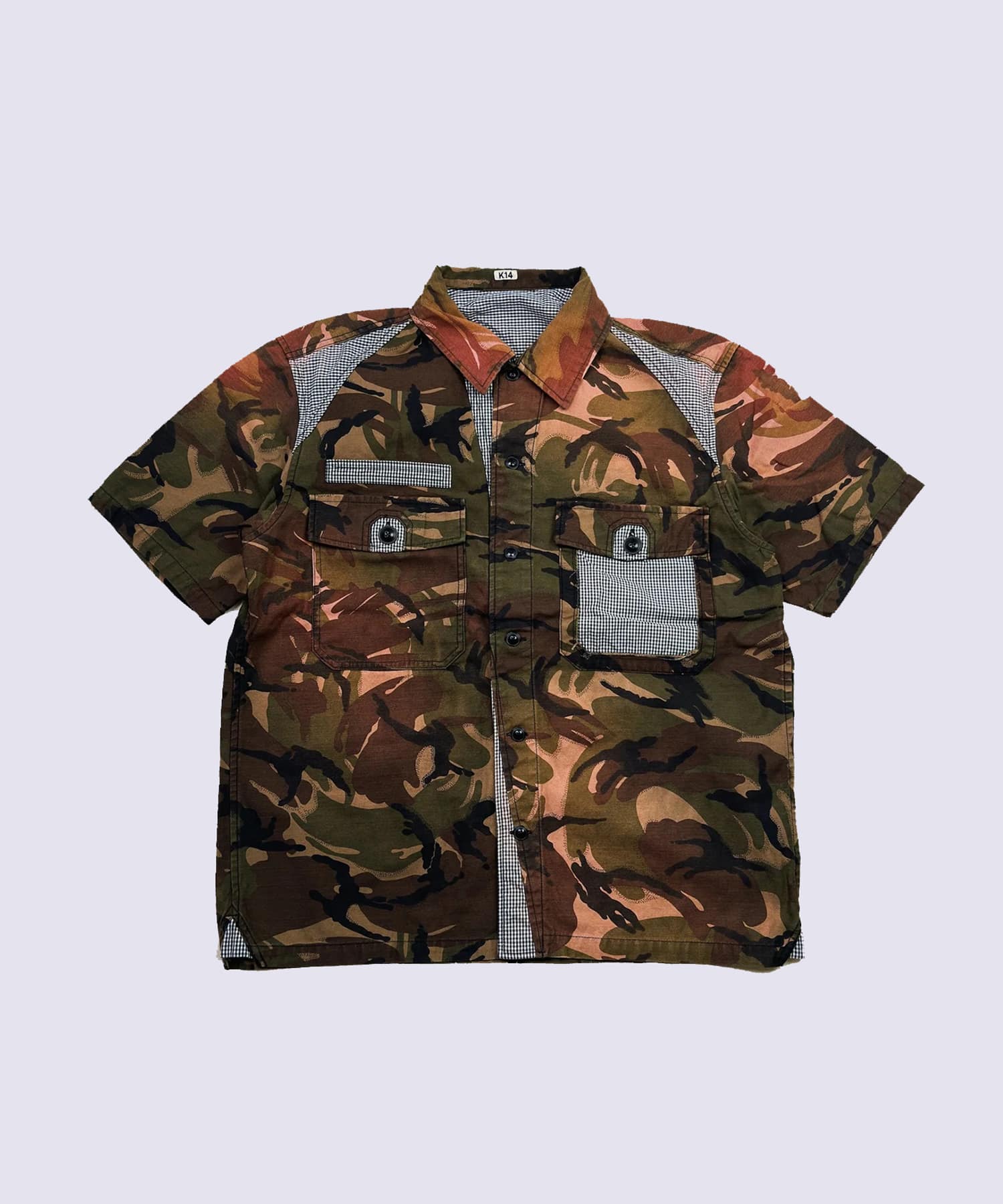 Patchworked Camo Shirt