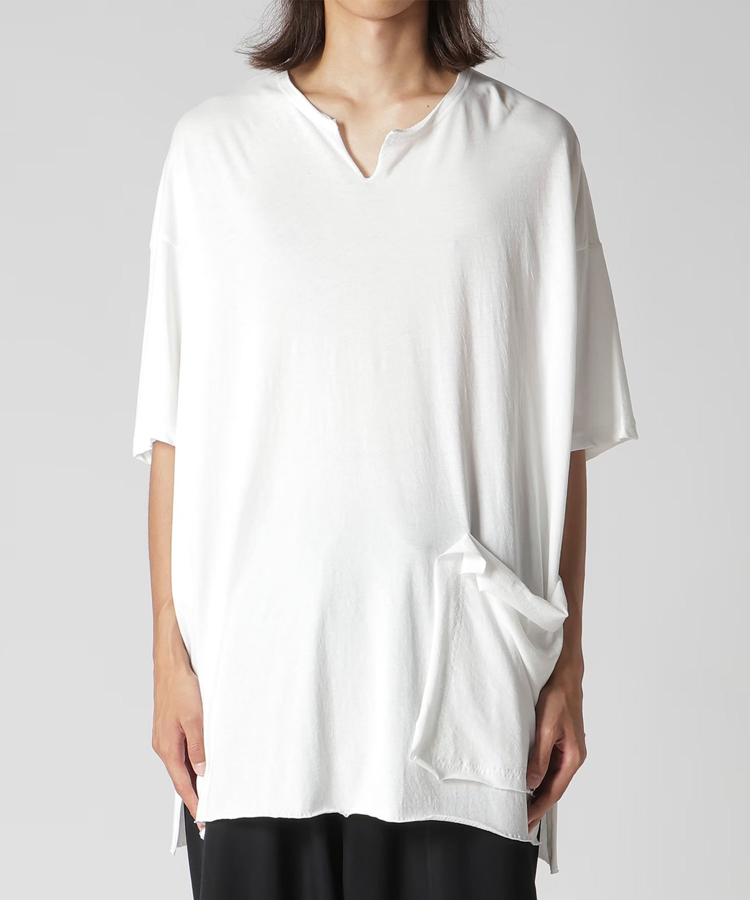 HK-T10-080 POCKET S/S TEE B