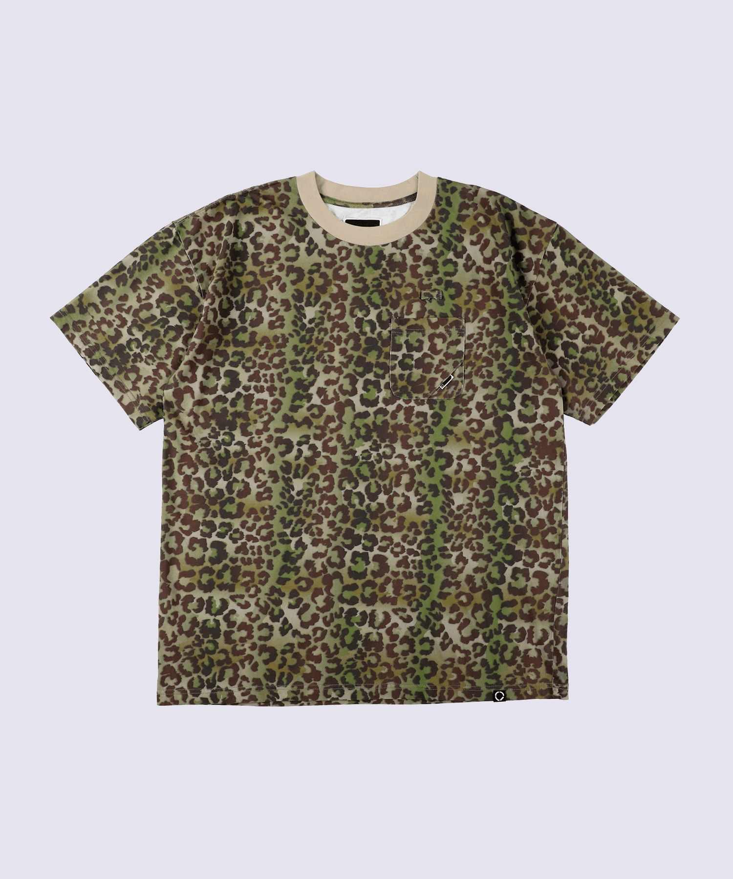 OPTICAL LOOP T-SHIRT LEOPARD
