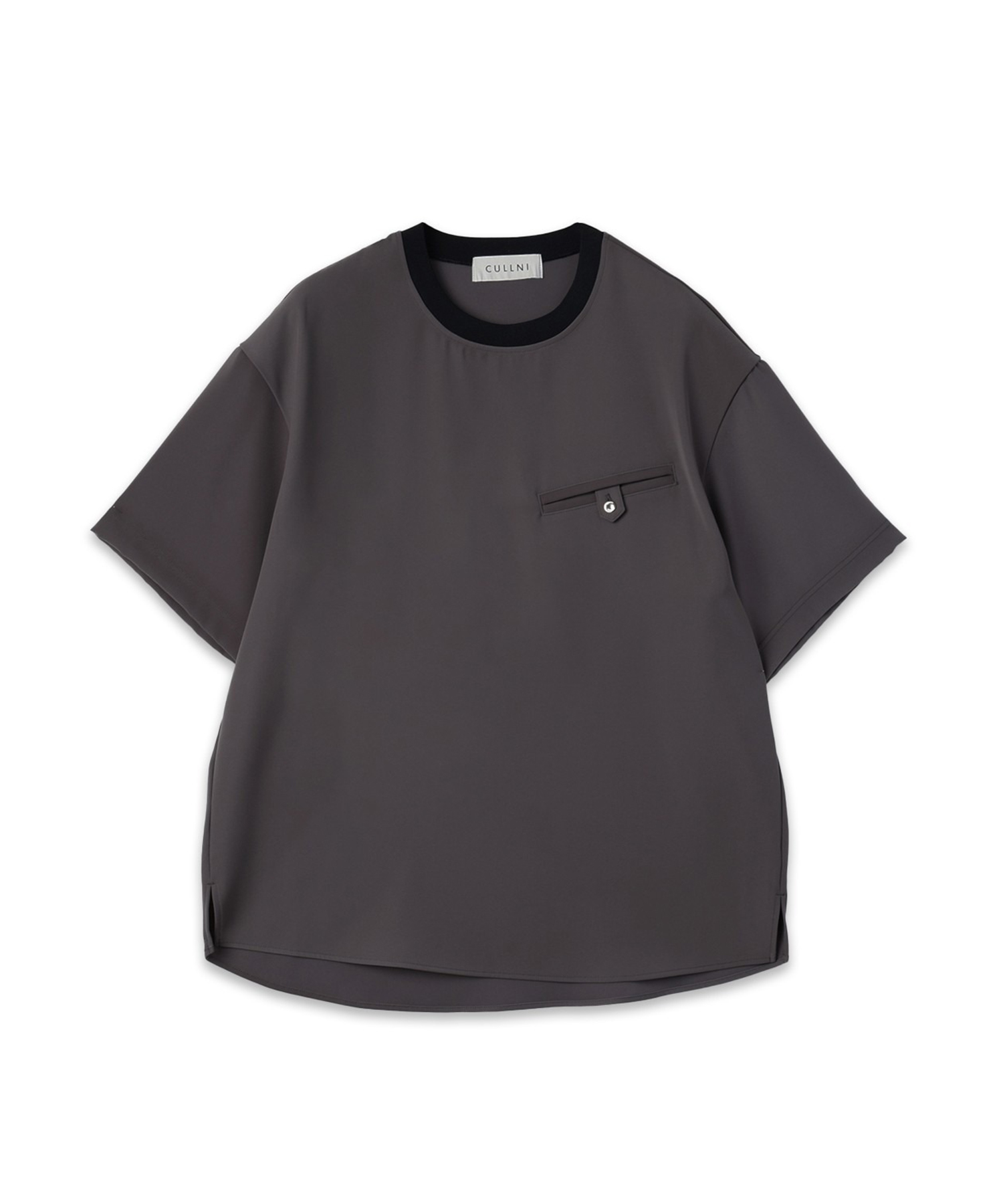 Dry Twill Button-Tab Pocket Short Sleeve Pullover