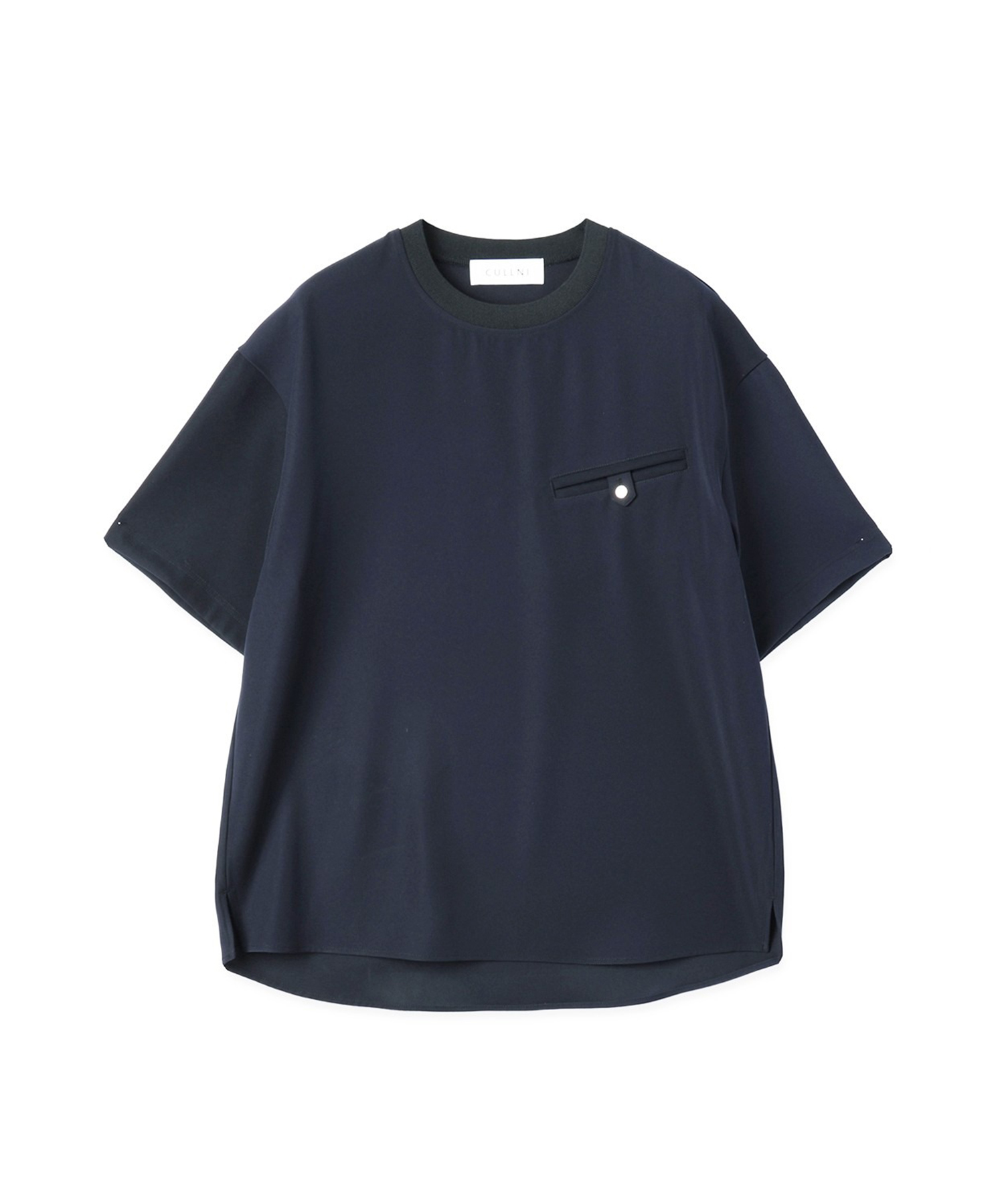 Dry Twill Button-Tab Pocket Short Sleeve Pullover