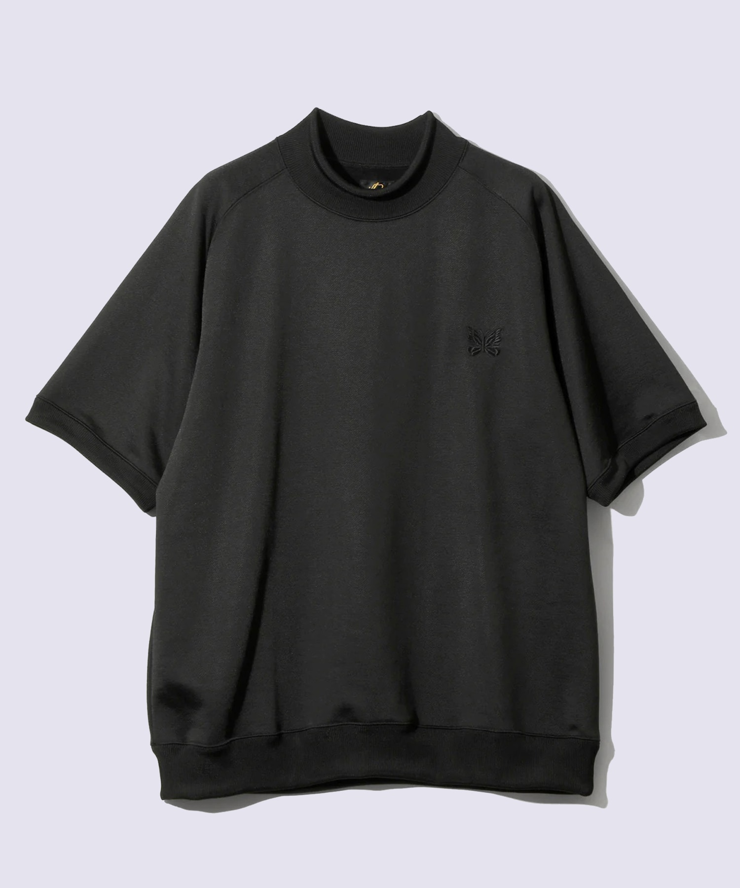 S/S Mock Neck Shirt - Bright Jersey