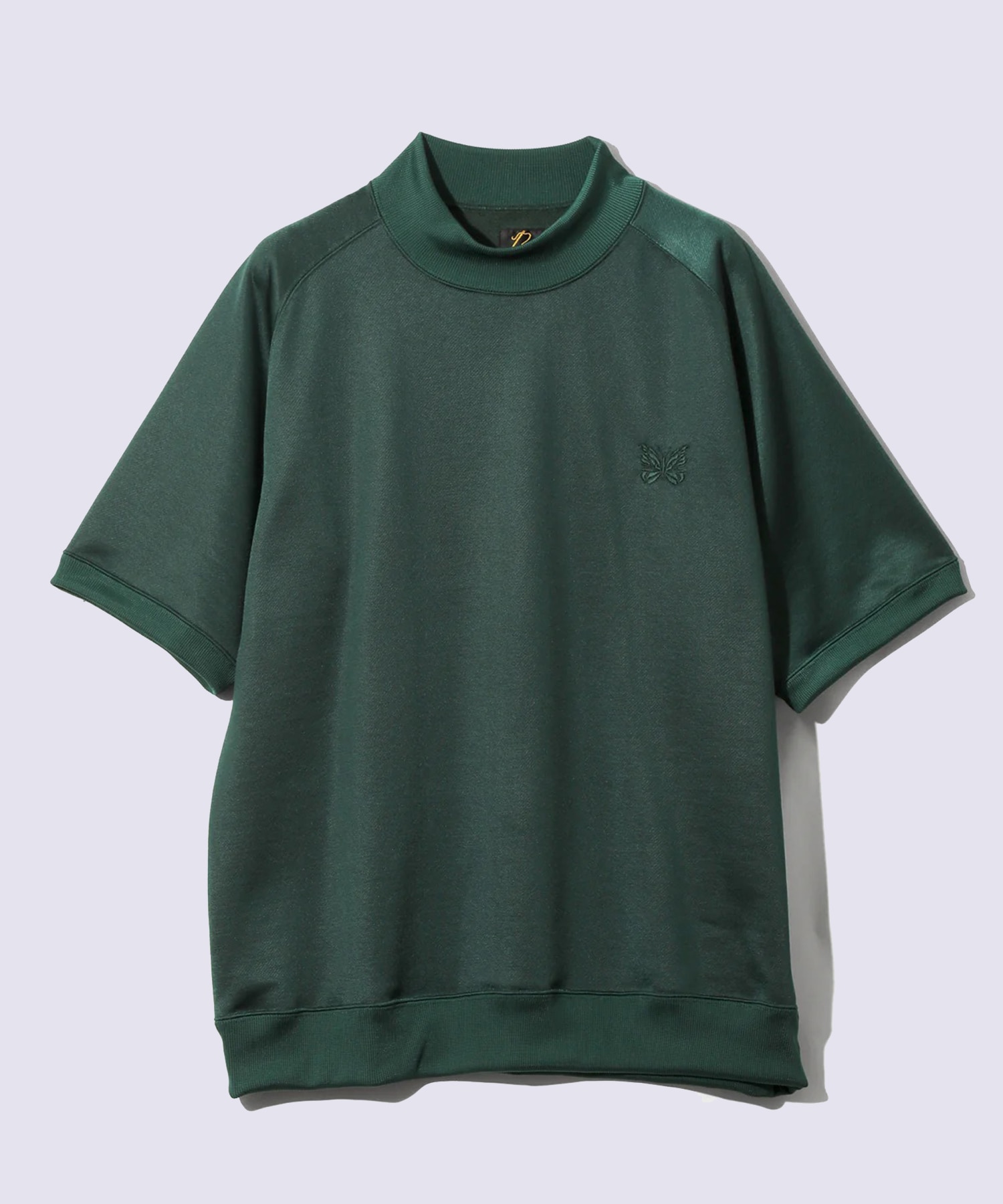 S/S Mock Neck Shirt - Bright Jersey