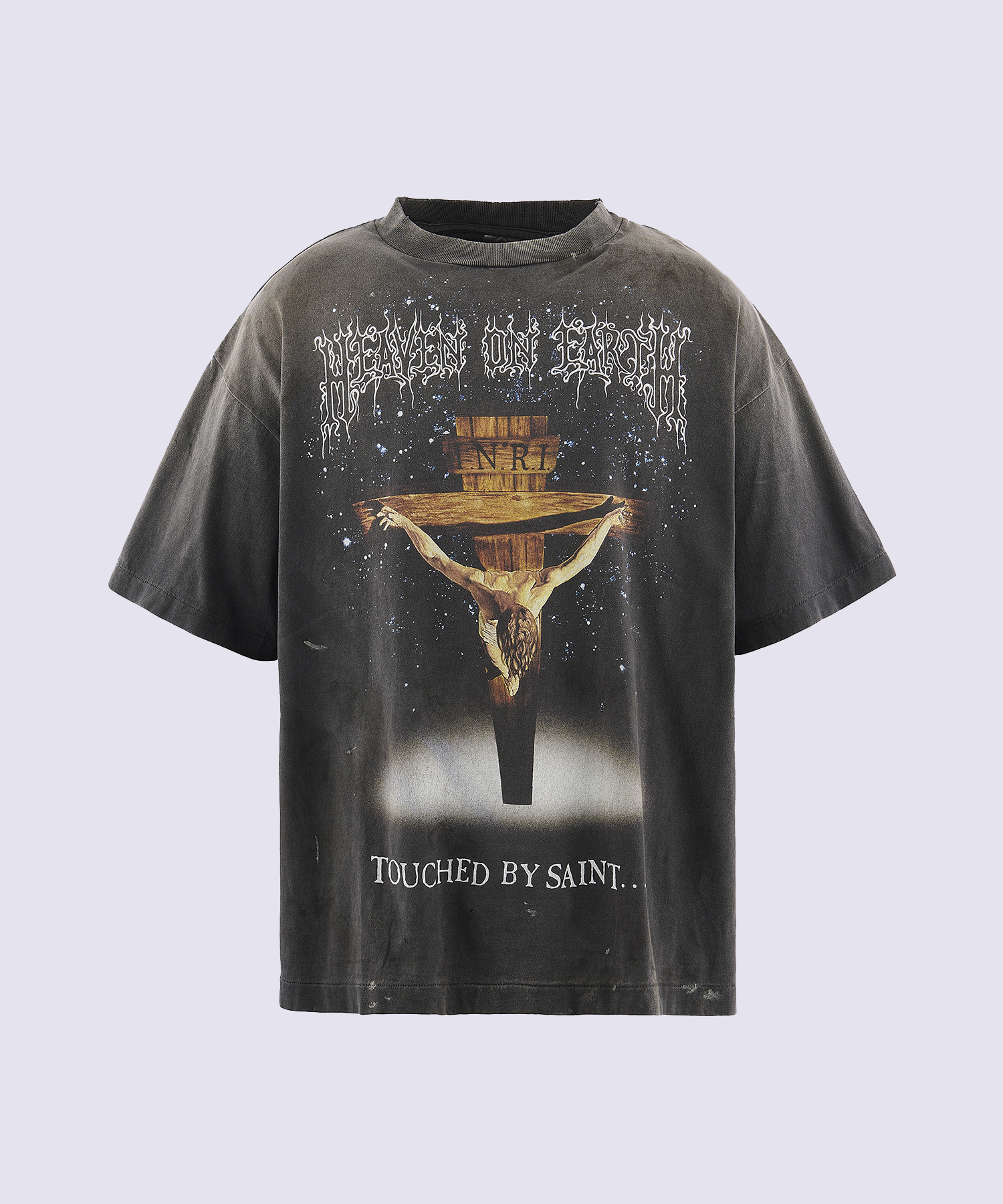 SM-MK8-0000-002/SS T-SHIRT/JESUS/BLACK