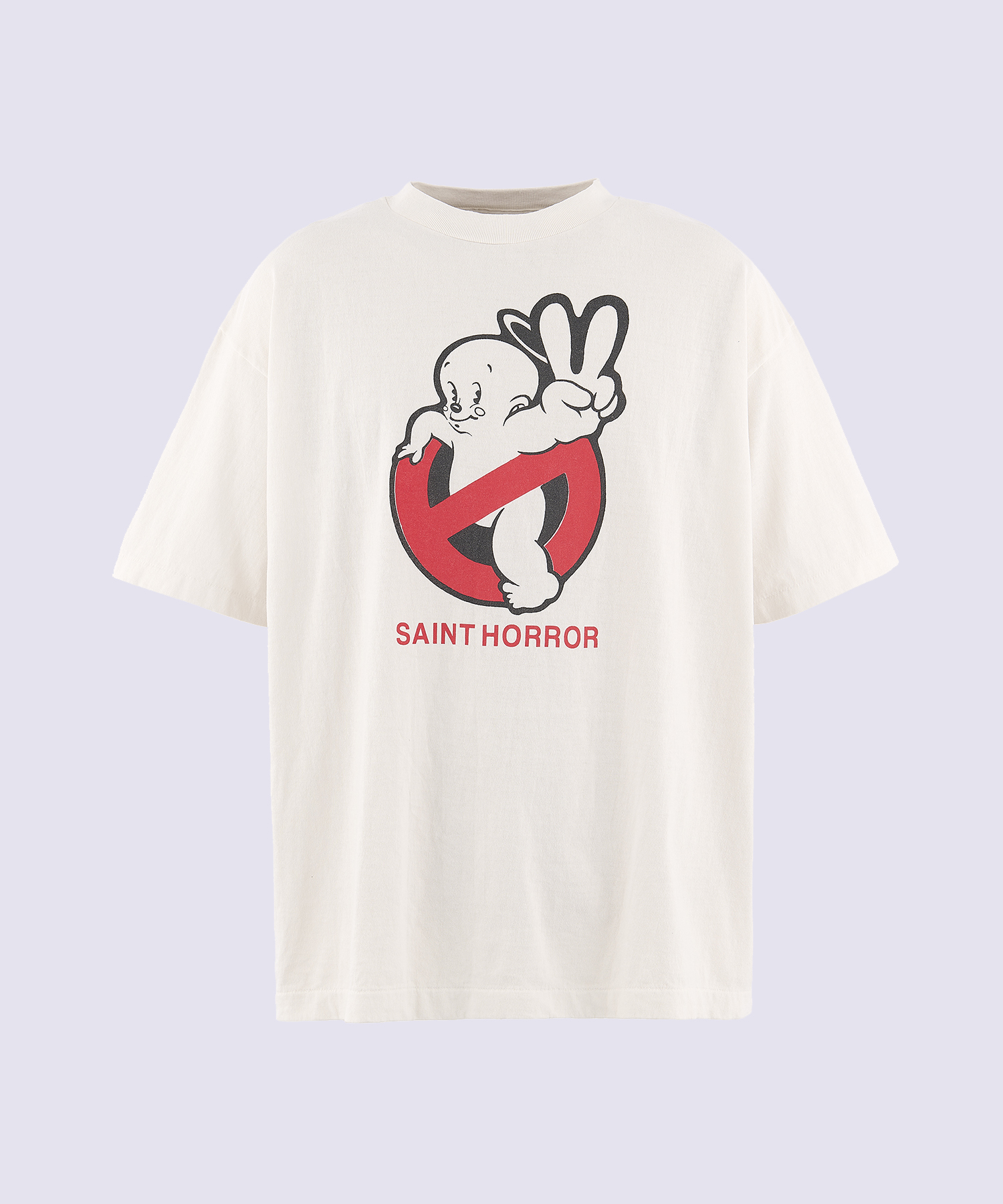 SM-MK8-0000-009/SS T-SHIRT/SAINT HORROR/WHITE