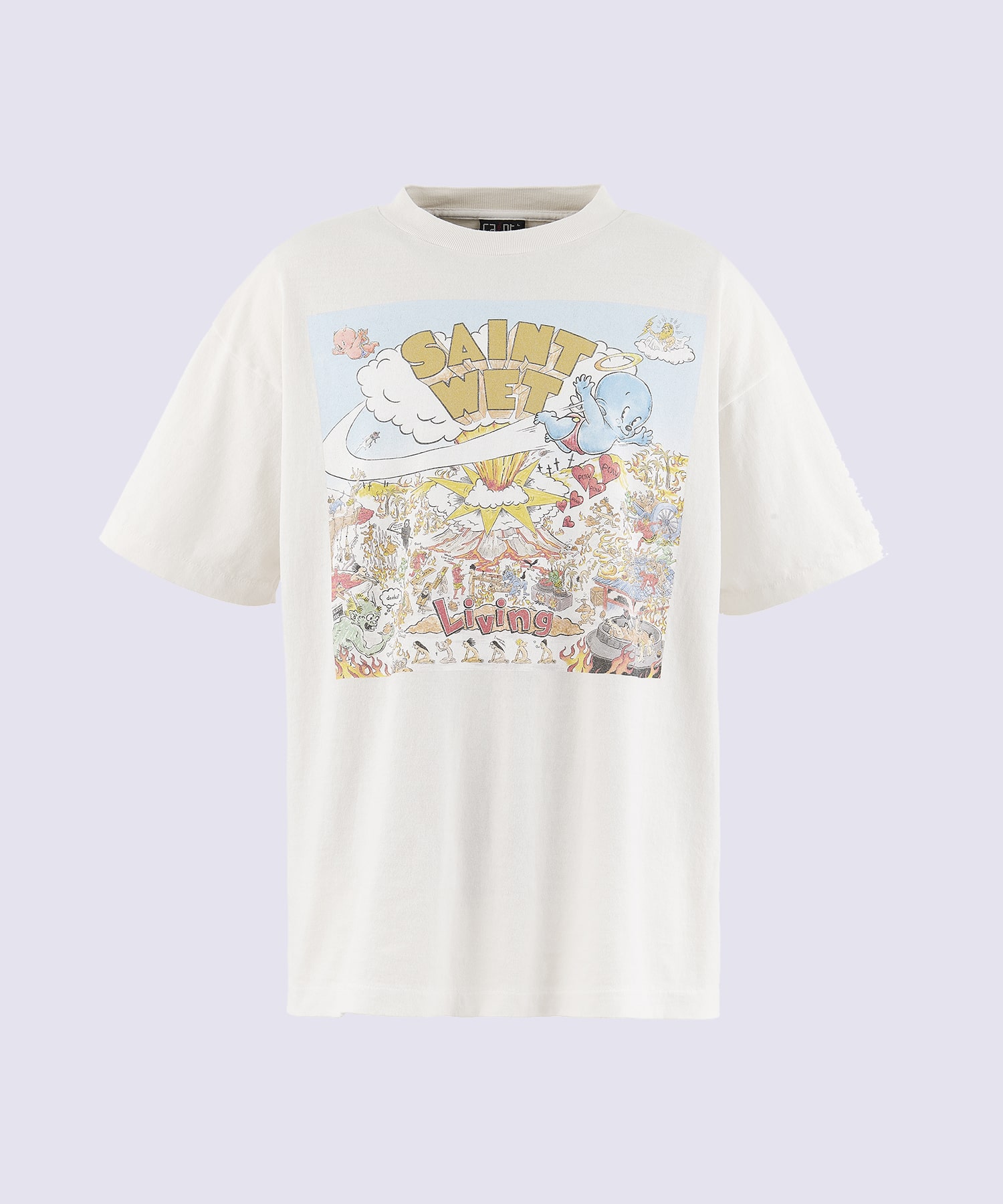 SM-MK8-0000-016/SS T-SHIRT/SAINT WET/WHITE