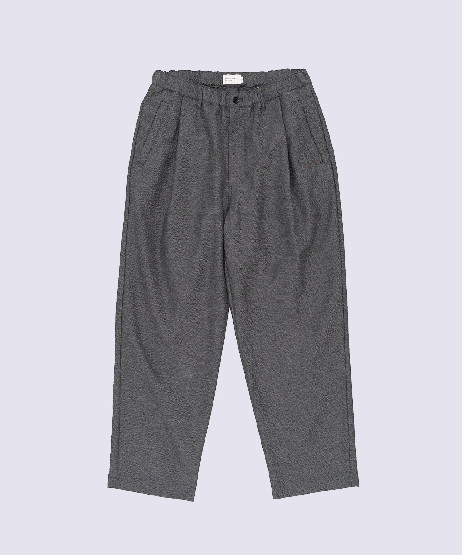 Mixed colour 1 pleat pants