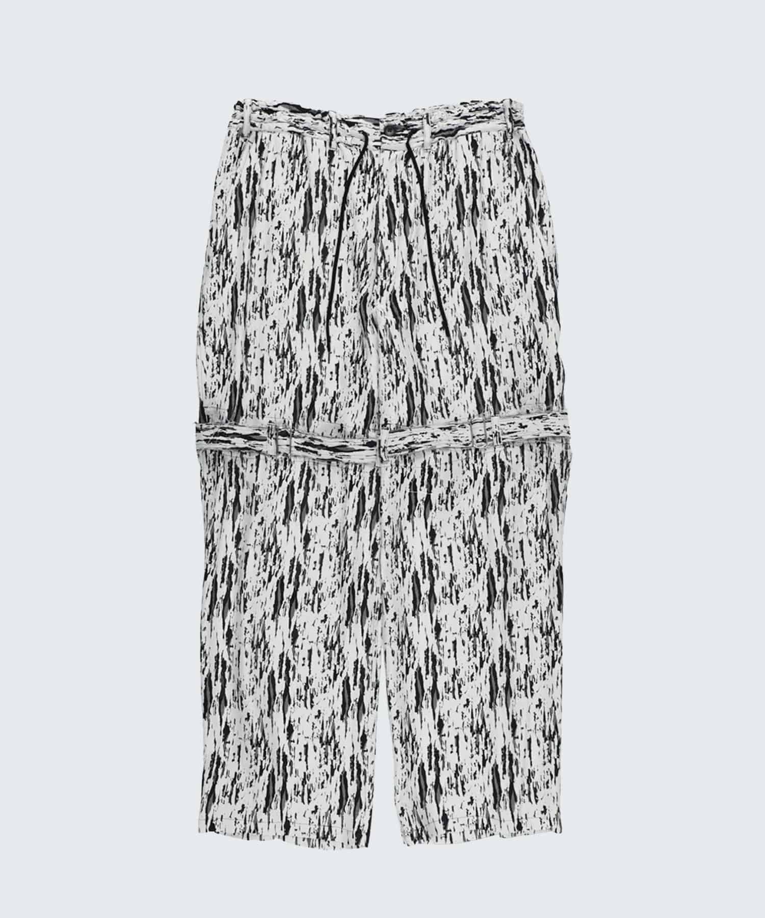 ジャガードボンテージイージーパンツ