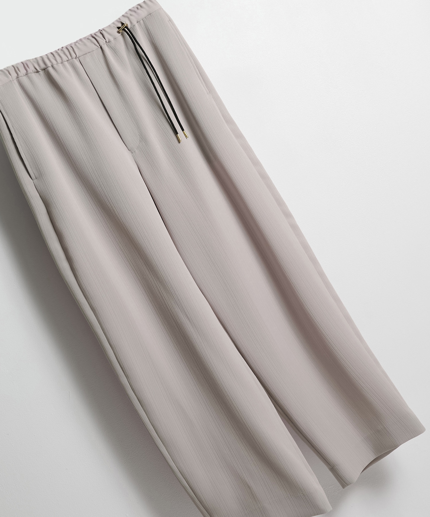 別注 Cord pique Drawstring Relaxed Pants
