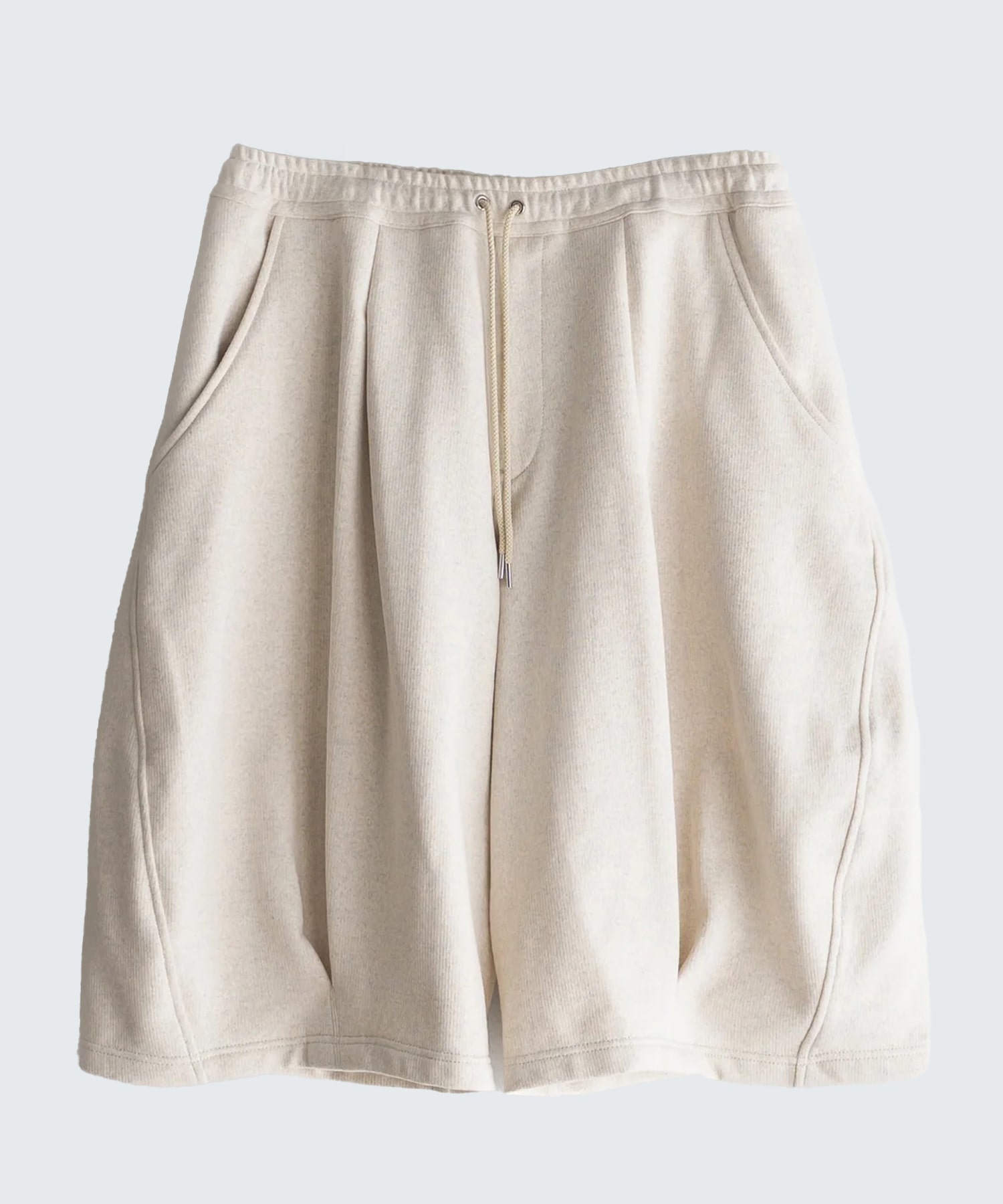 Pleated Balloon Sweat Shorts
