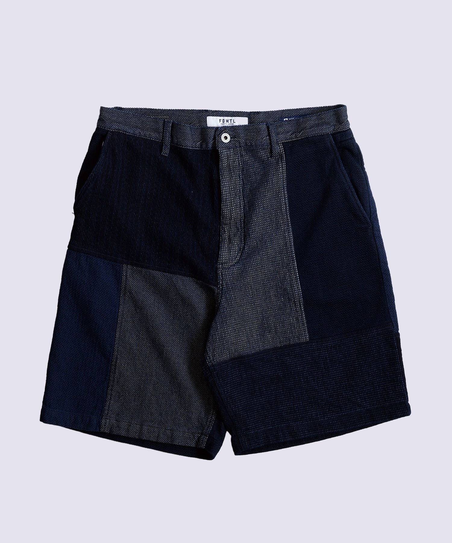 PATCHWORK SHORT PANTS RINSE