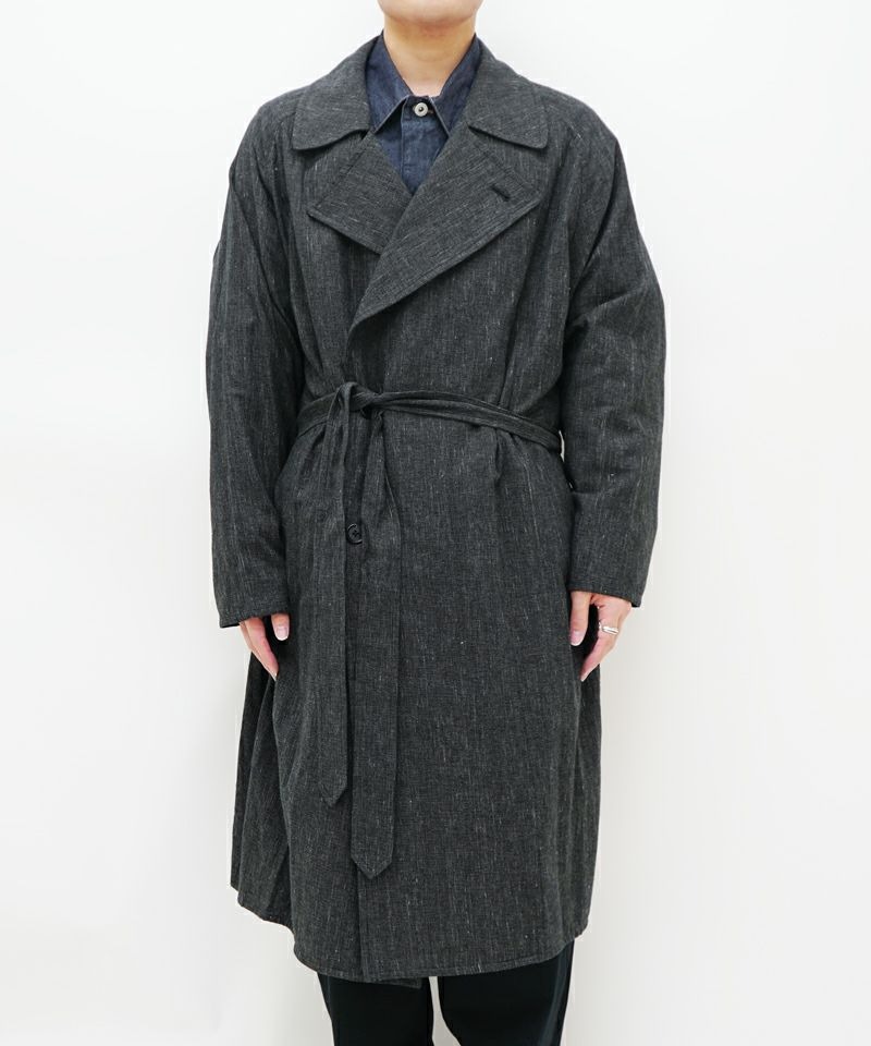 Cotton Mix Nep Light Trench Coat