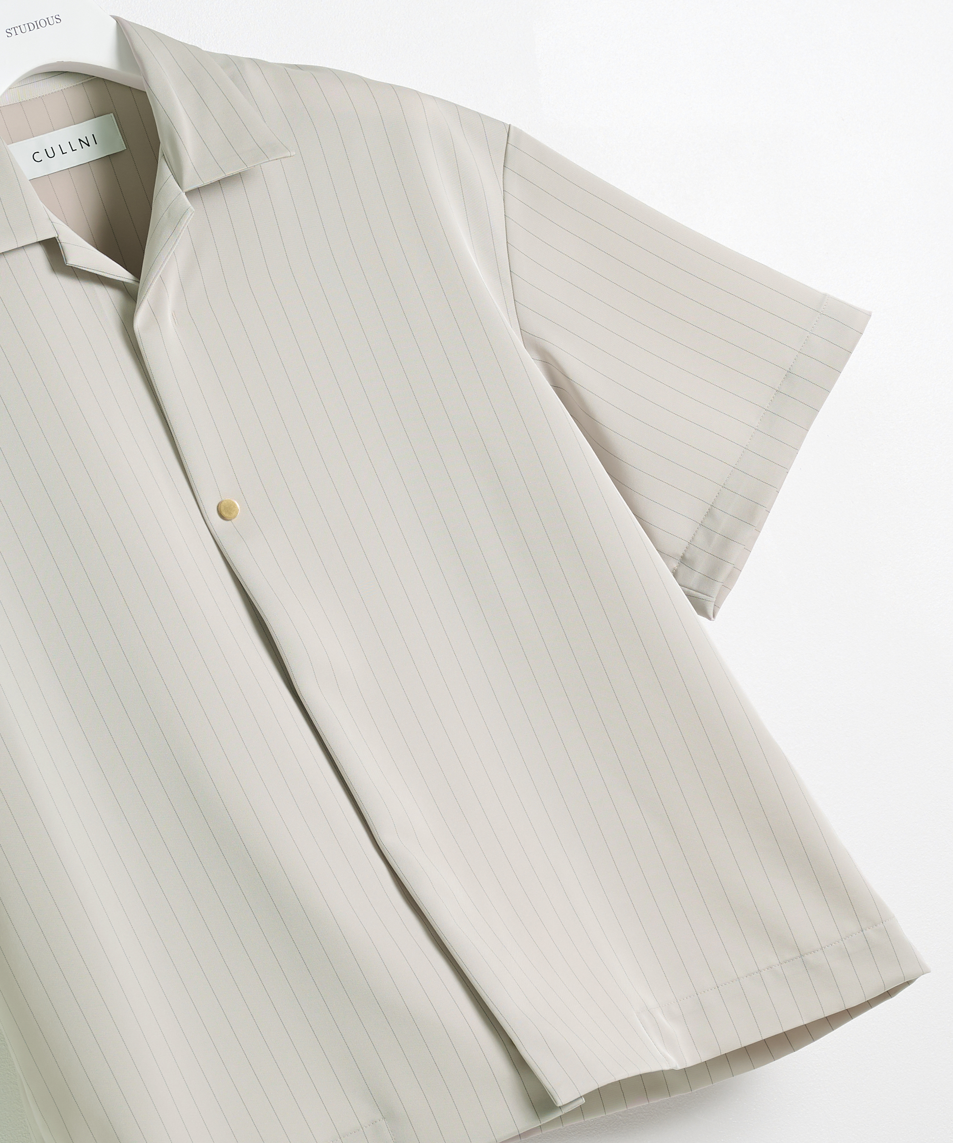 別注 Open Collar Short Sleeve Shirt
