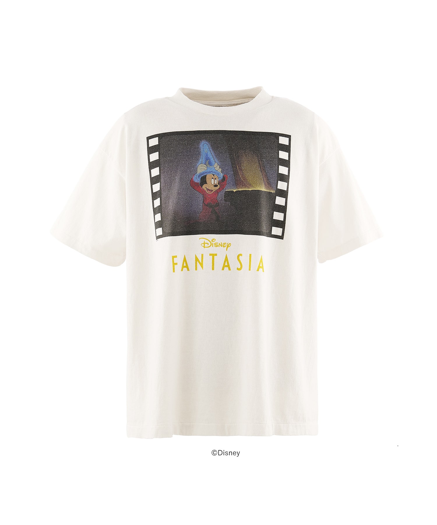 DSNY_SS T-SHIRT / FANTASIA / MICKEY MOUSE / WHITE / SM-MK1-0000-C86