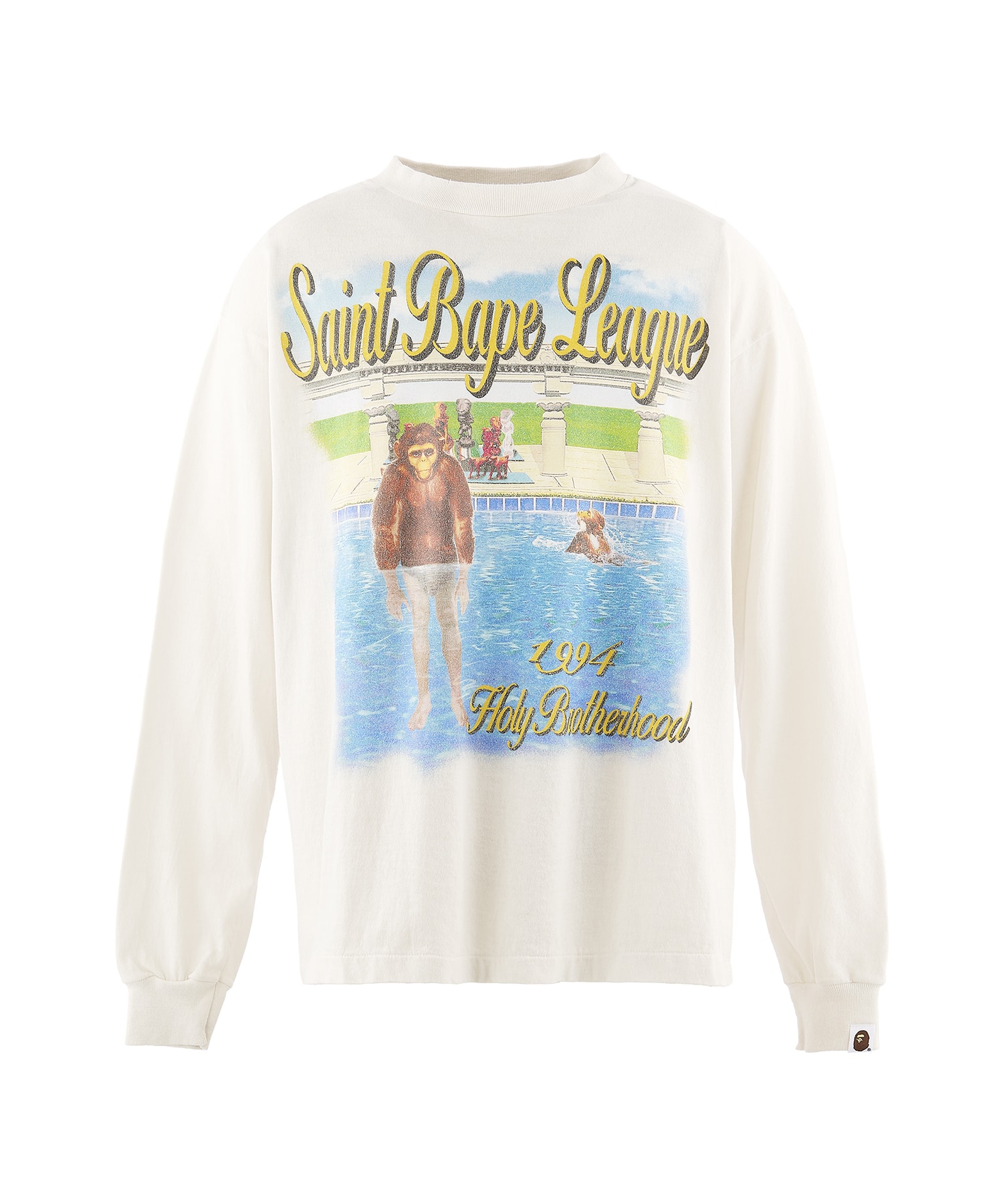 BAPE / LS T-SHIRT / POOL / SM-MK1-0000-C39
