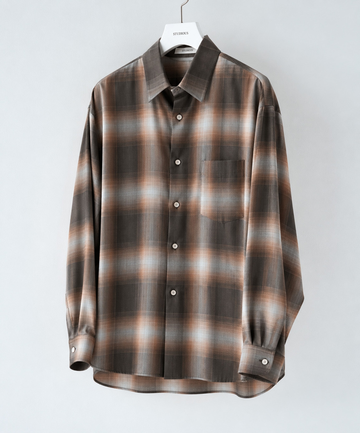 Fine Wool Smooth Check Shirts