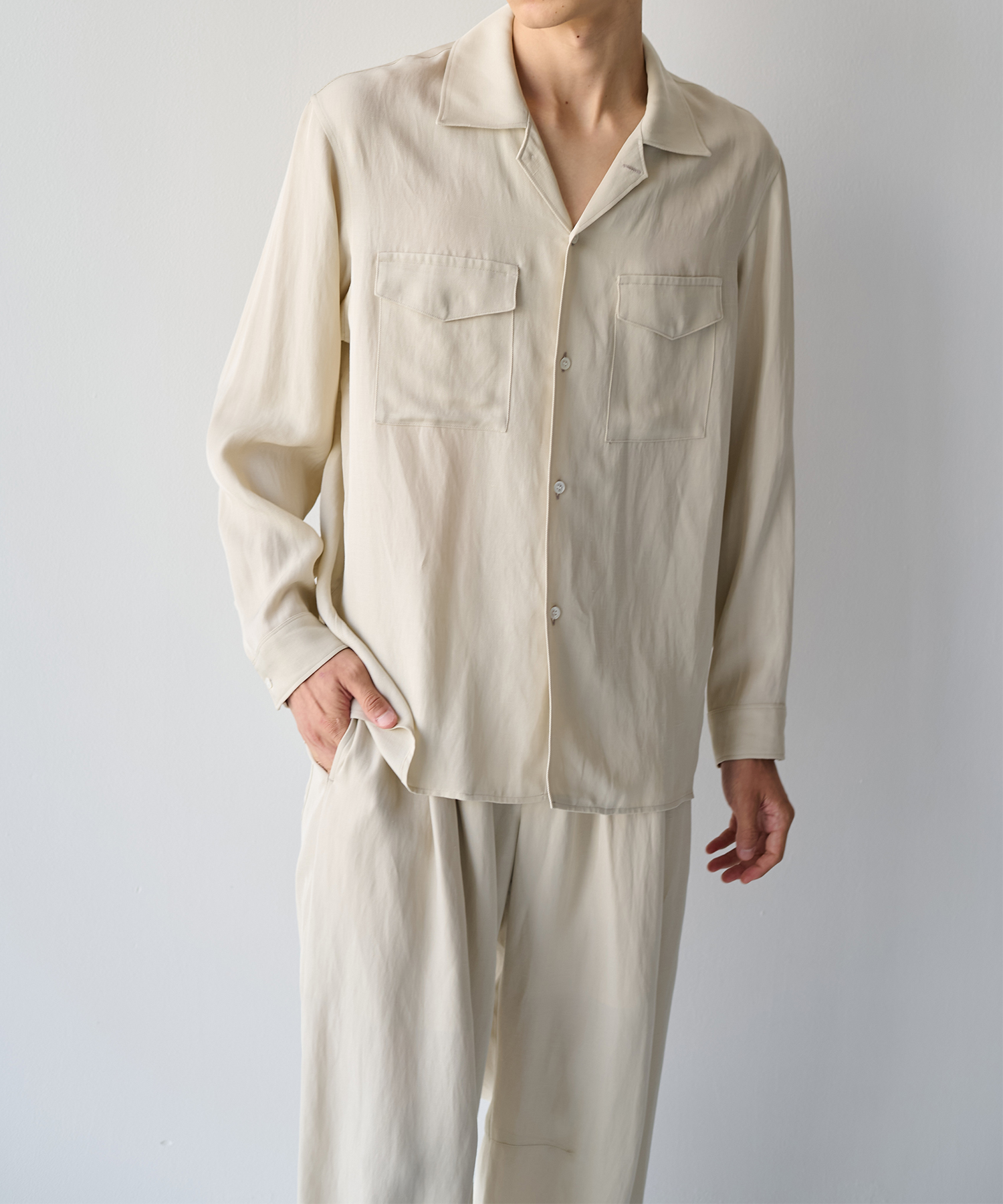 Noseason Linen Open Shirts