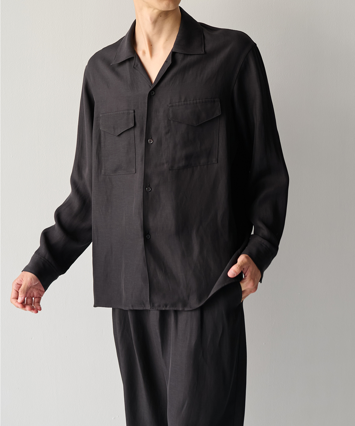Noseason Linen Open Shirts