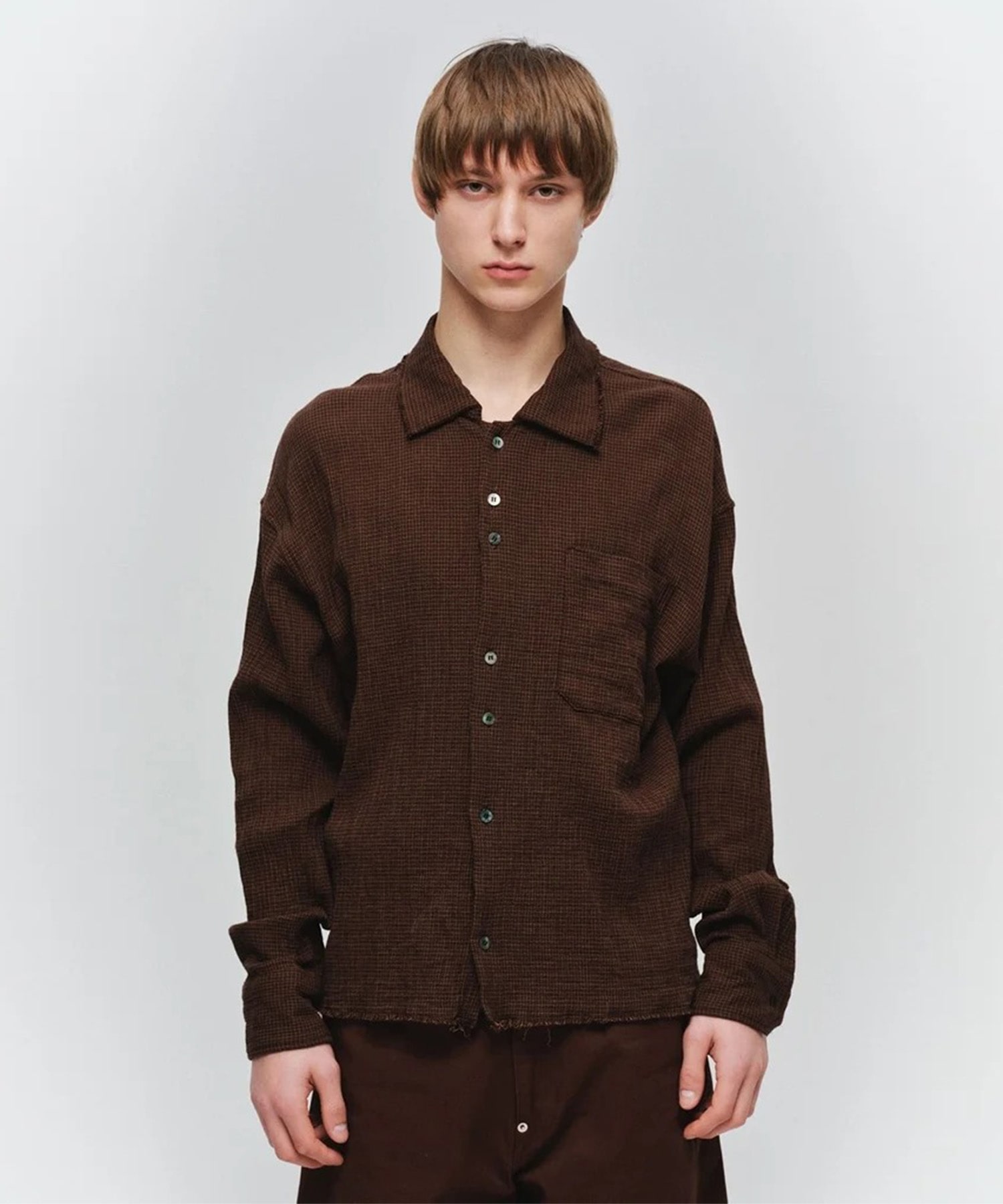 CUT-OFF SHORT SHIRT