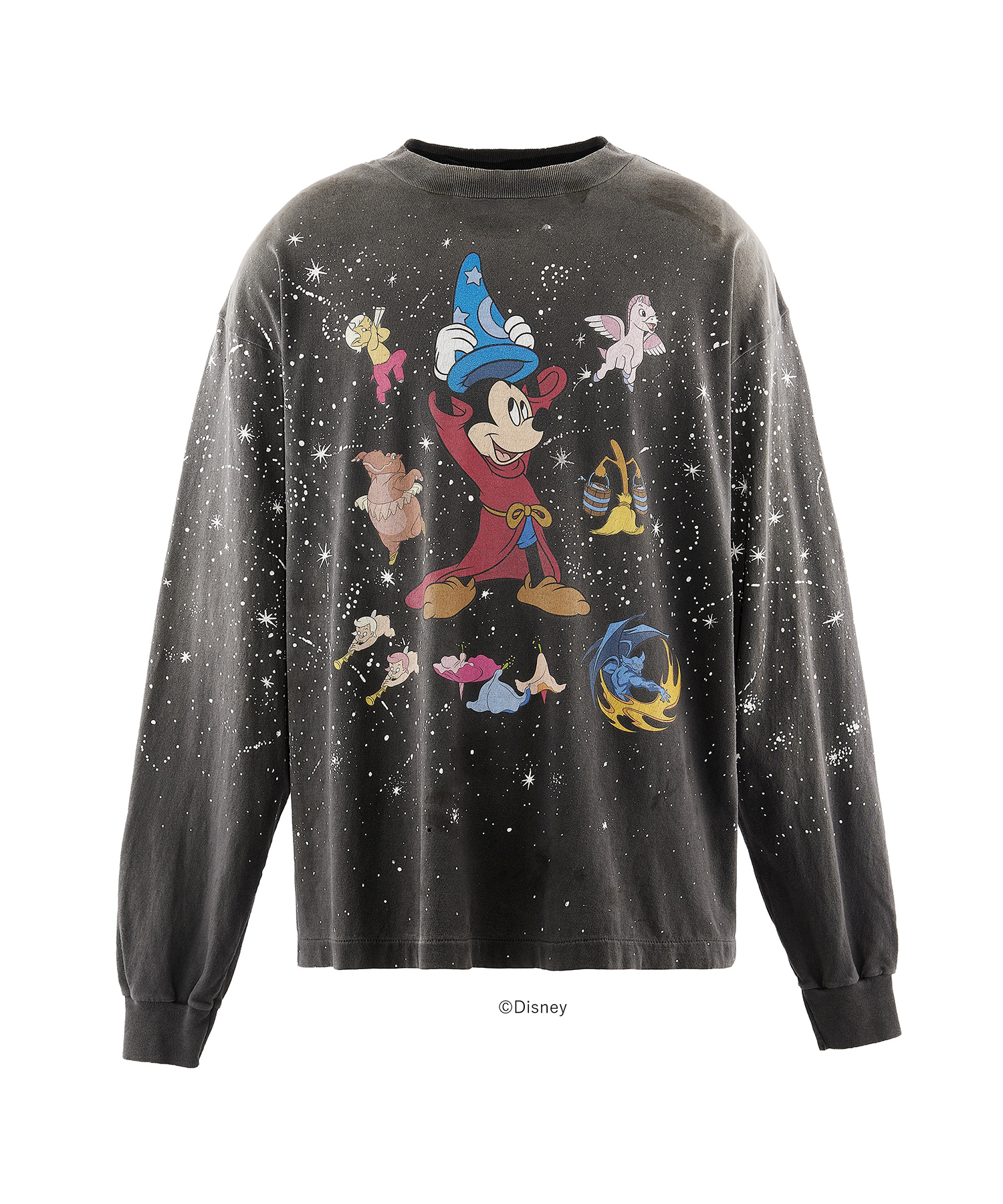 SM-MK1-0000-C90/DSNY_LS T-SHIRT/FANTASIA/BLACK