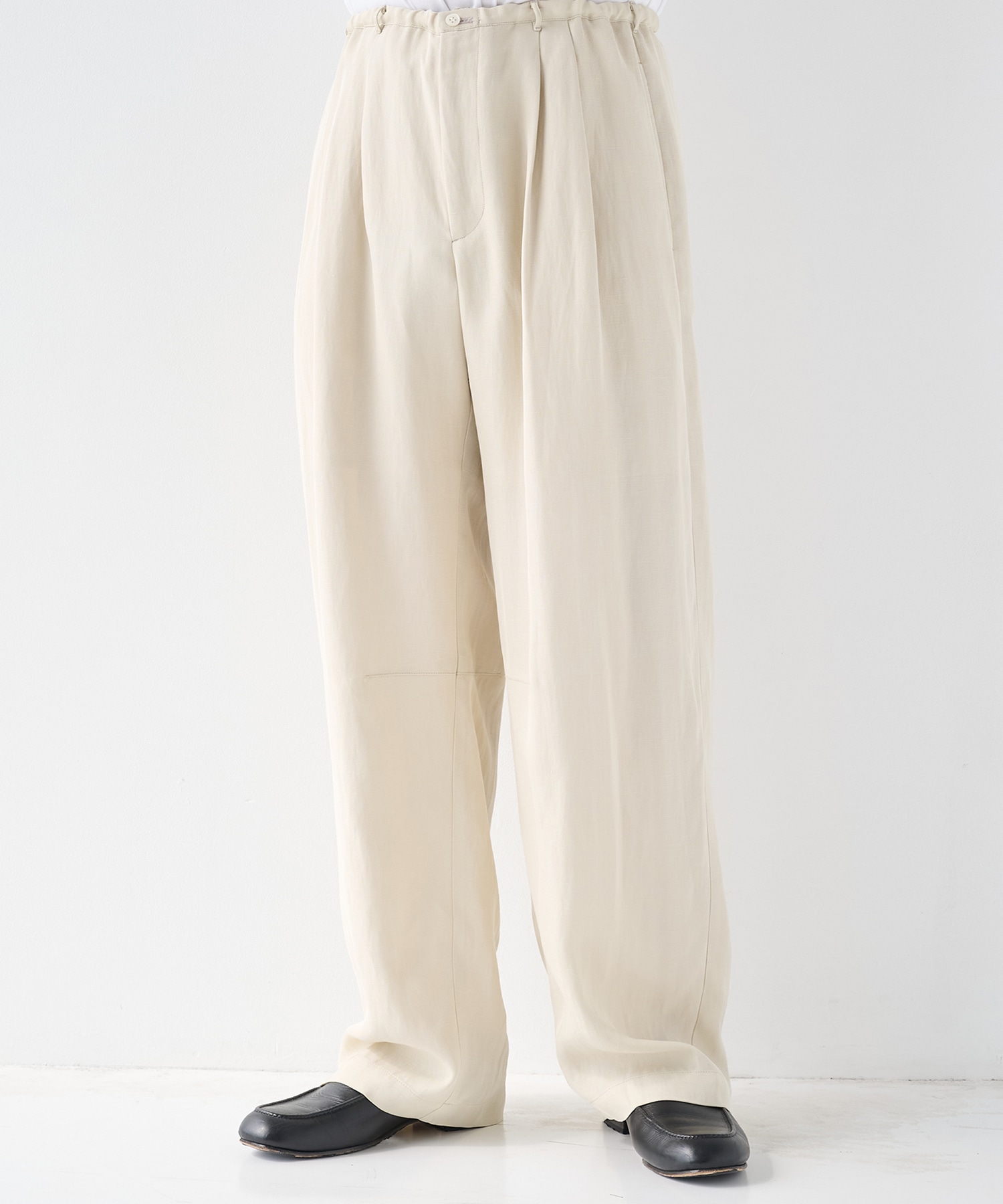 Noseason Linen Wide Pants