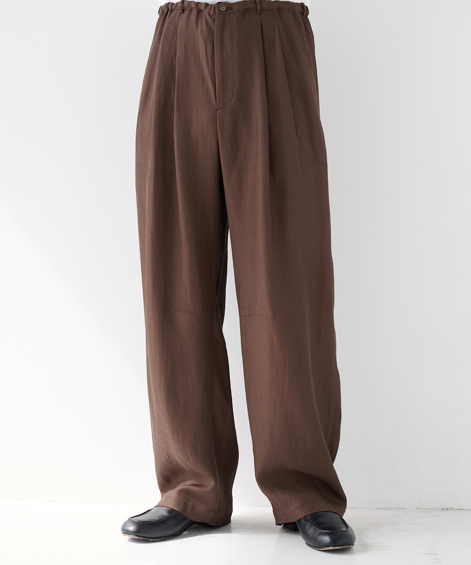 Noseason Linen Wide Pants