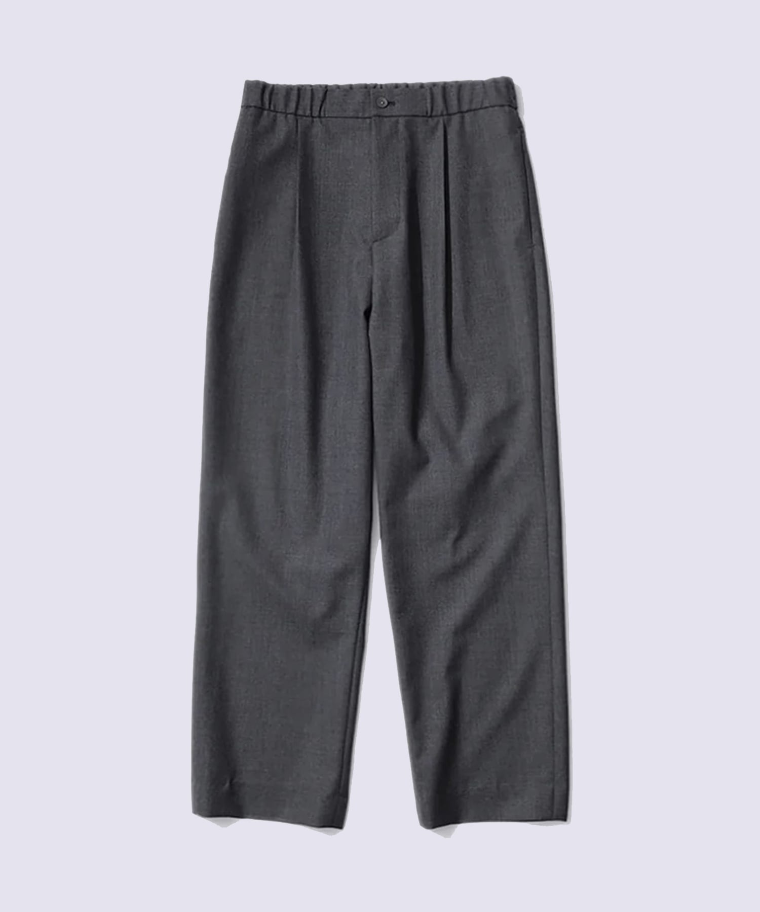 WOOL TROPICAL LOOSE FIT PANTS