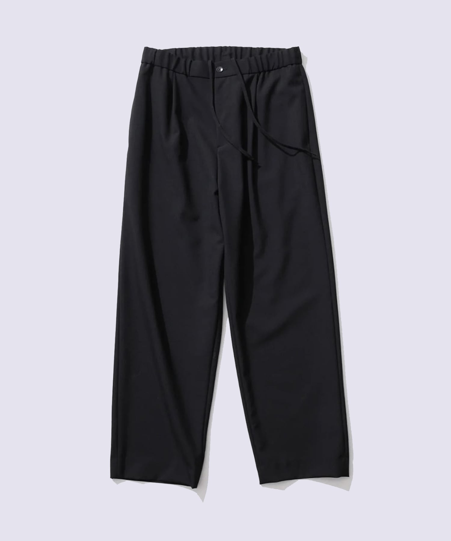 WOOL TROPICAL LOOSE FIT PANTS