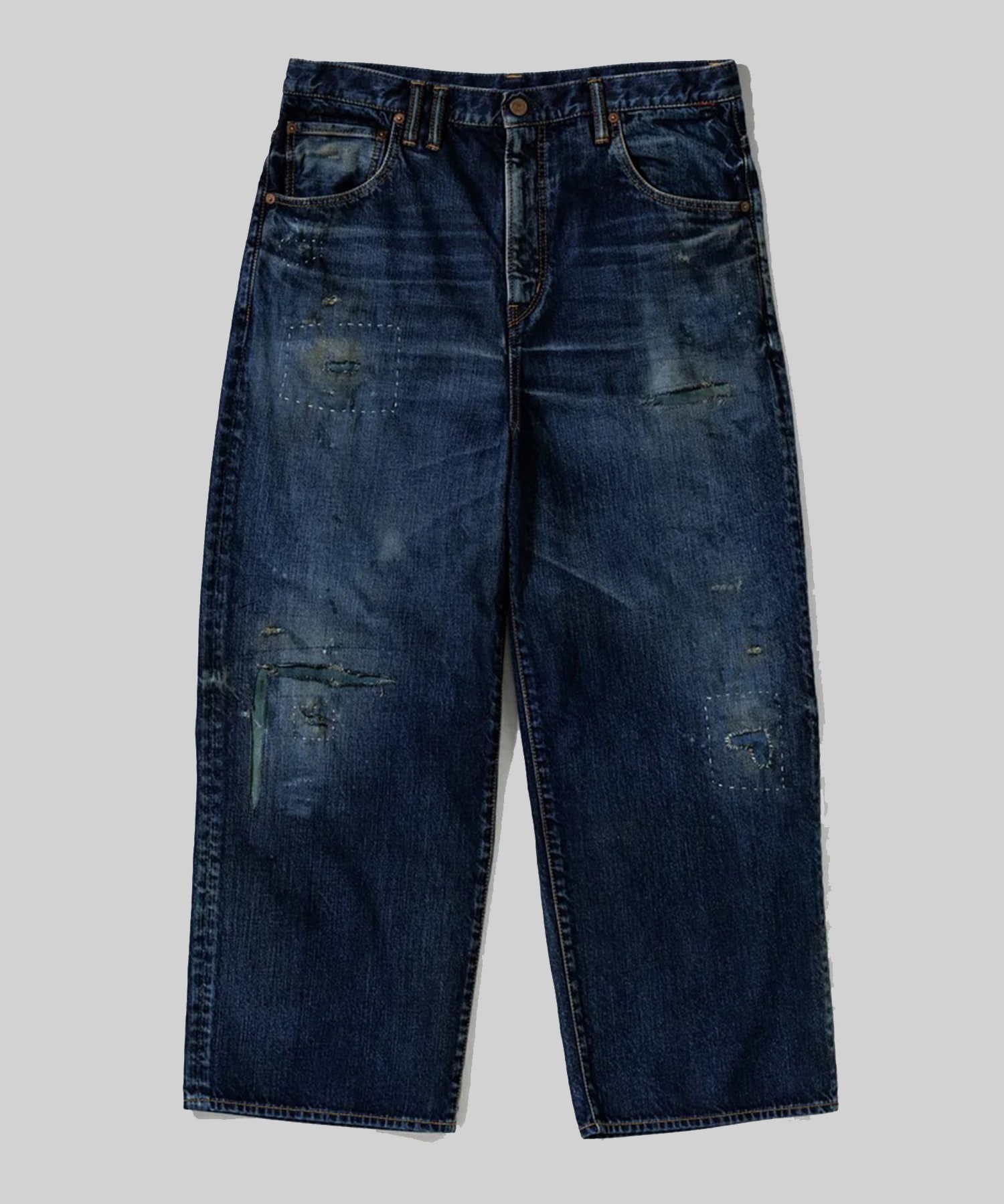 REMAKED WIDE 5P DENIM PANTS