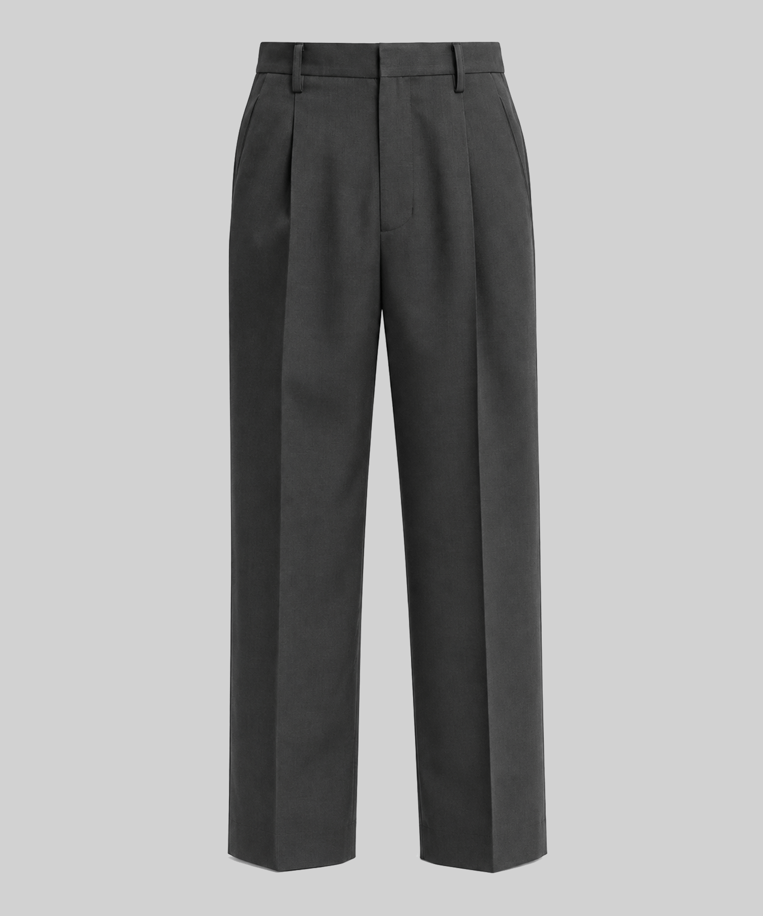 別注ONE TUCKS STRAIGHT TROUSERS