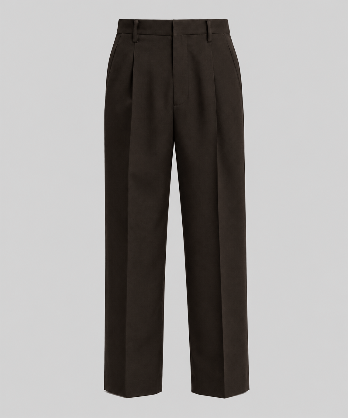 別注ONE TUCKS STRAIGHT TROUSERS