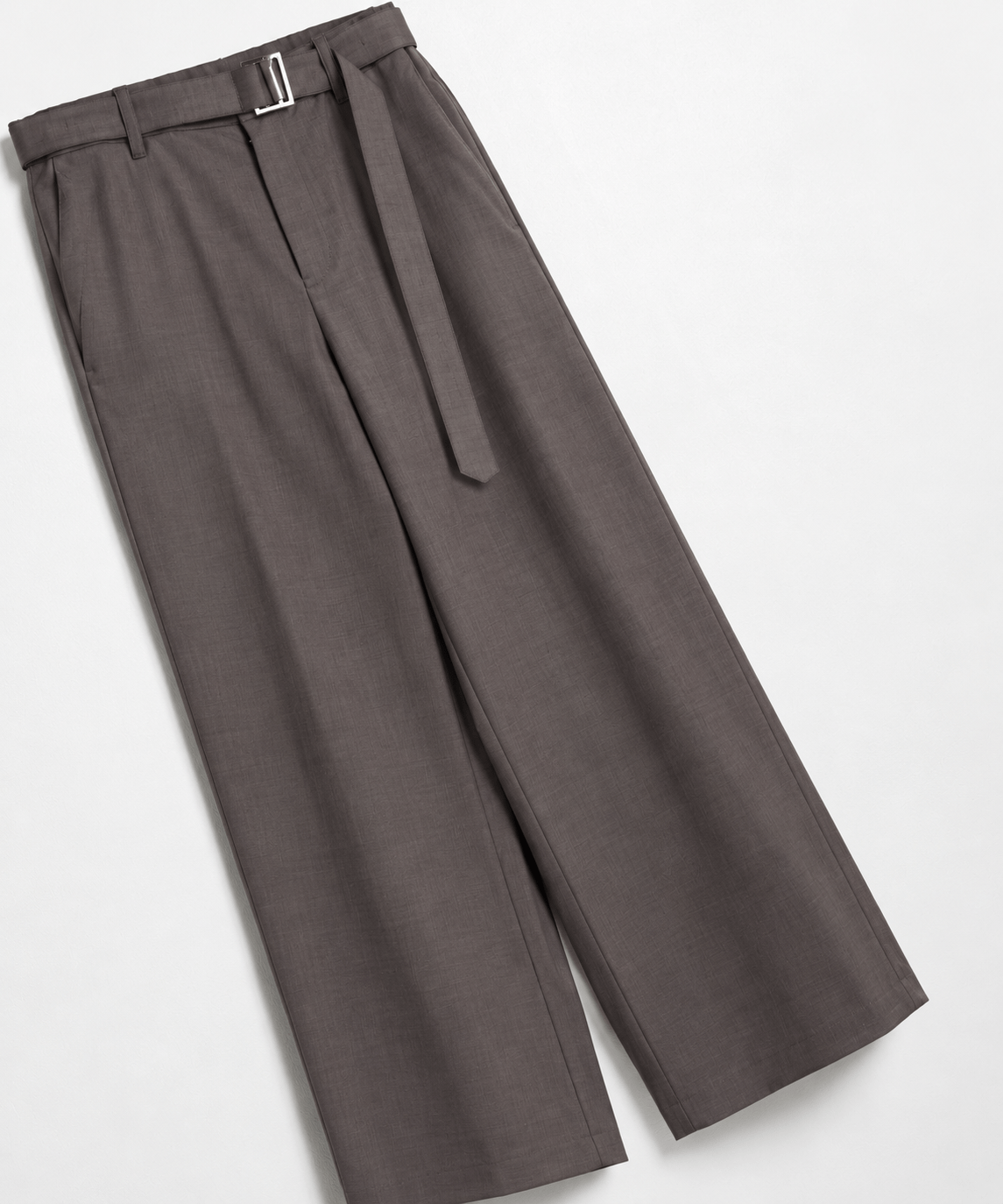 別注 Dry Gabardine Wide Pant with Long Belt