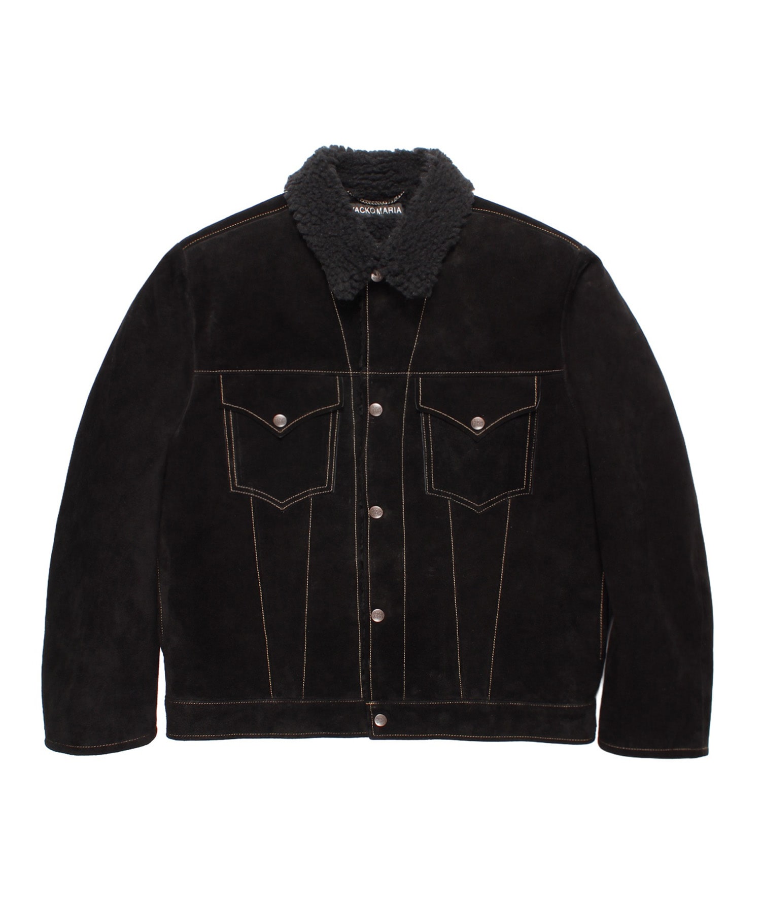 SUEDE LEATHER TRUCKER JACKET