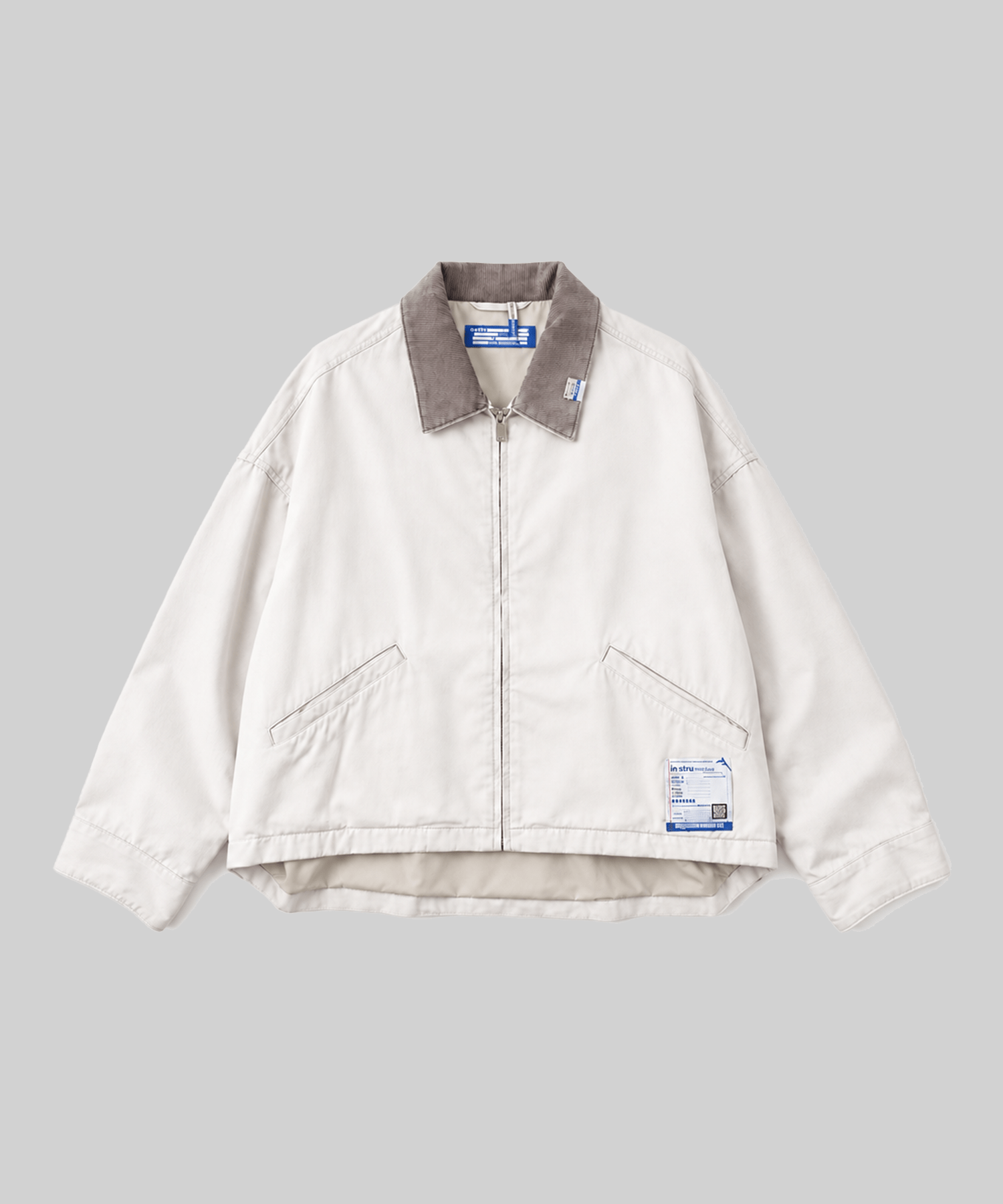 COTTON HERRINGBONE SUNFADED JACKET