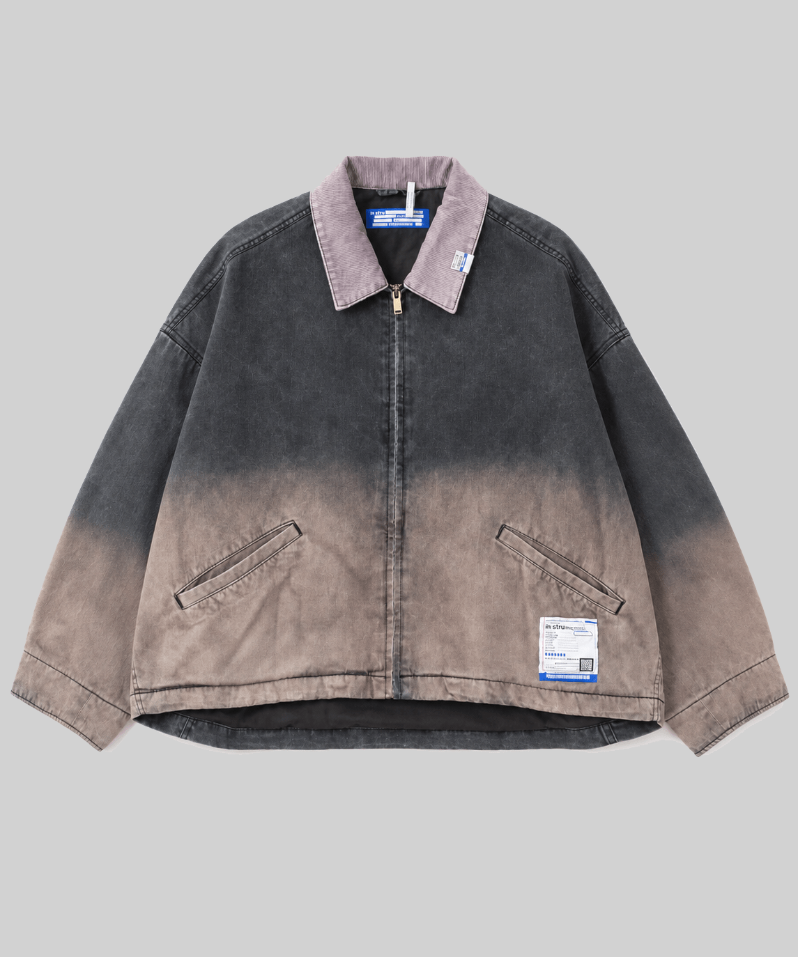 COTTON HERRINGBONE SUNFADED JACKET