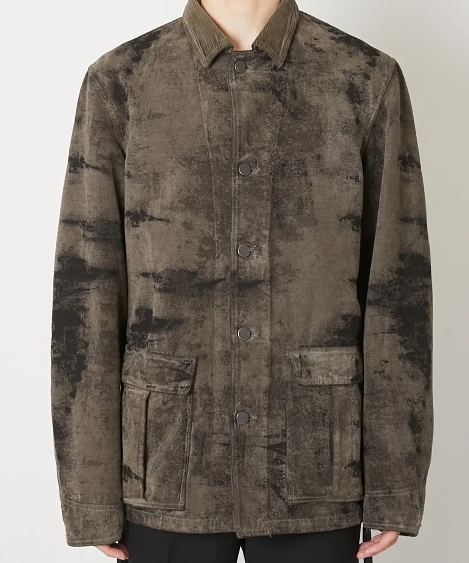 MOLE JACQUARD DENIM BLOUSON