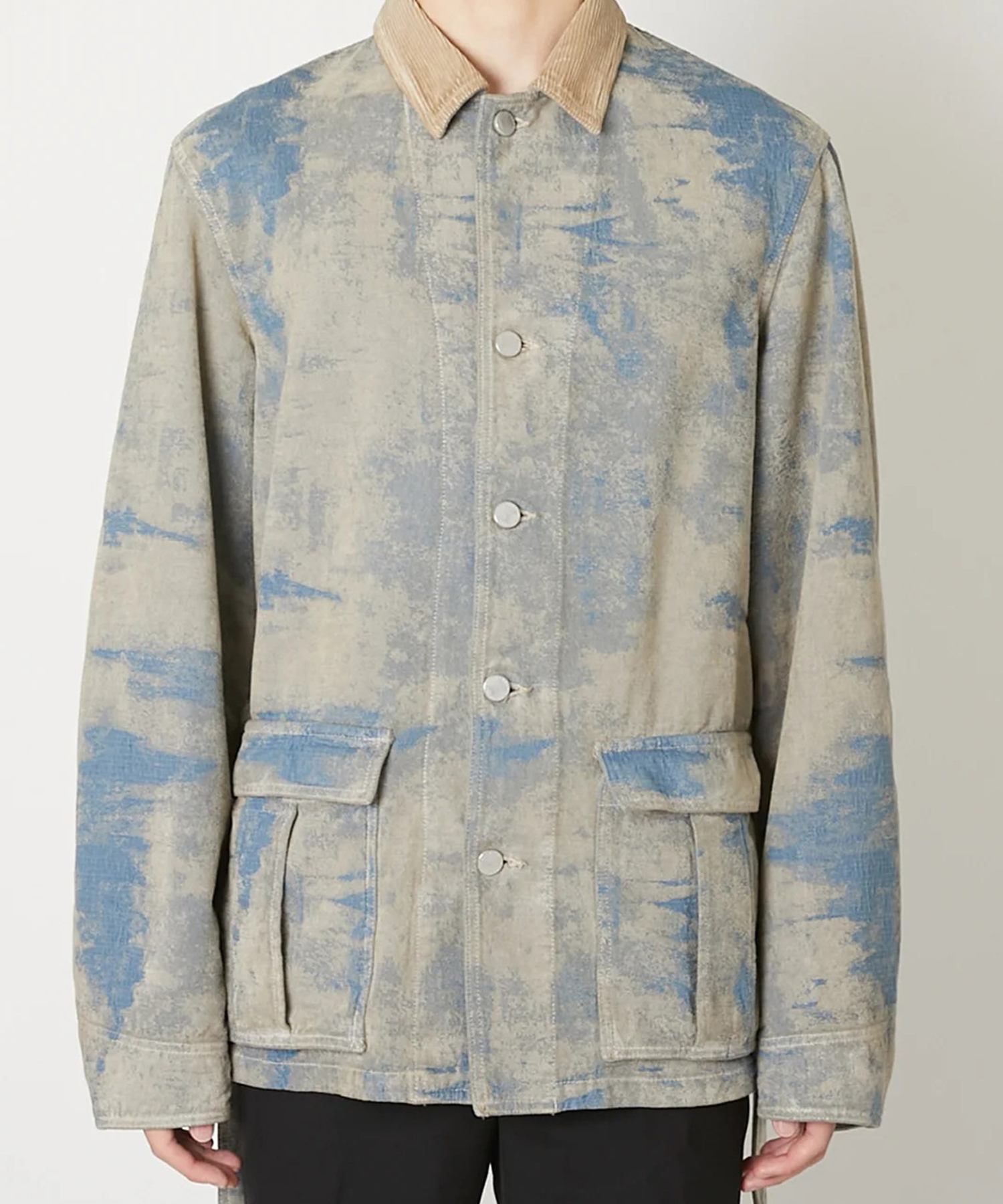 MOLE JACQUARD DENIM BLOUSON