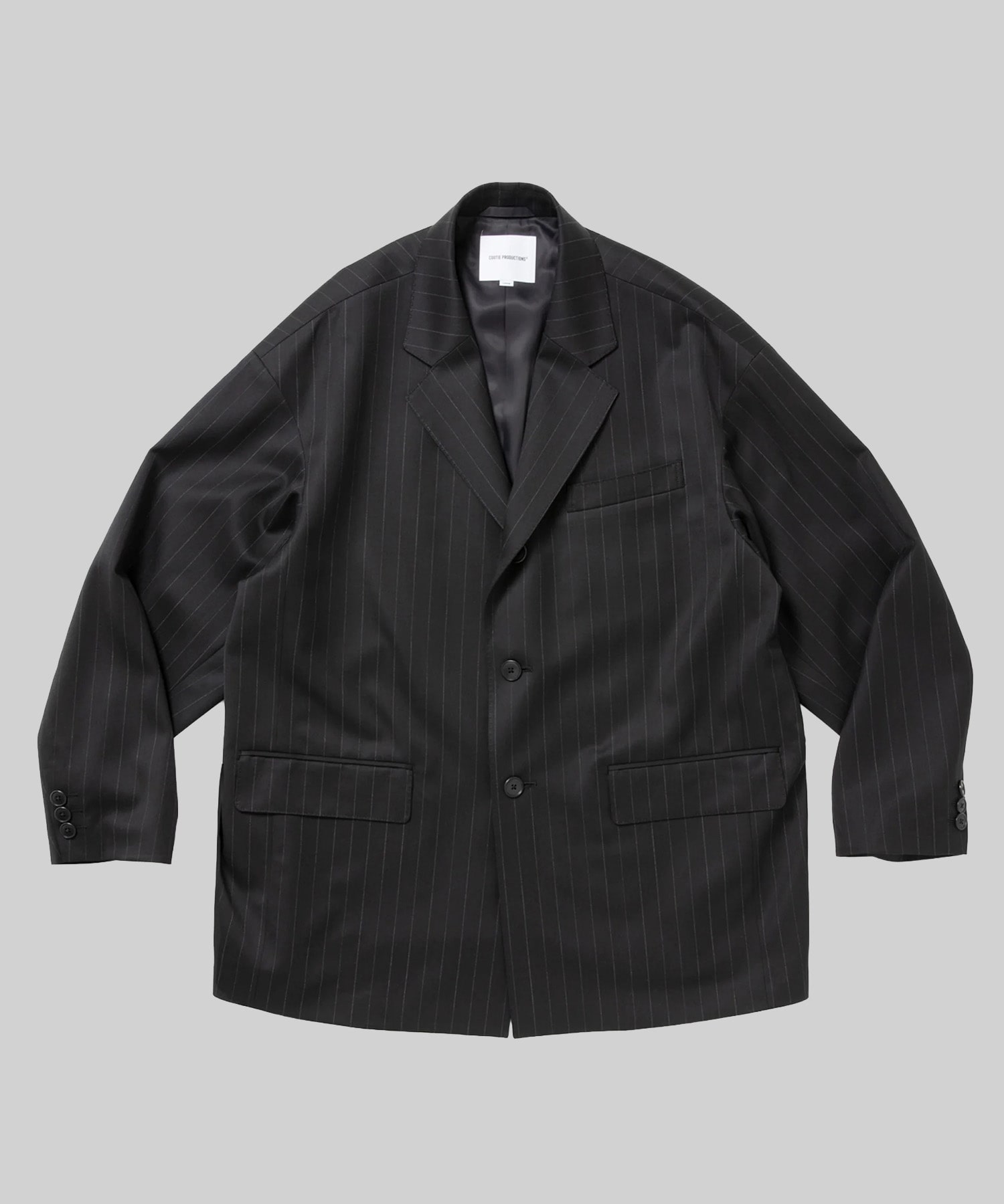 Wool Gabardine Single Breasted Jacket