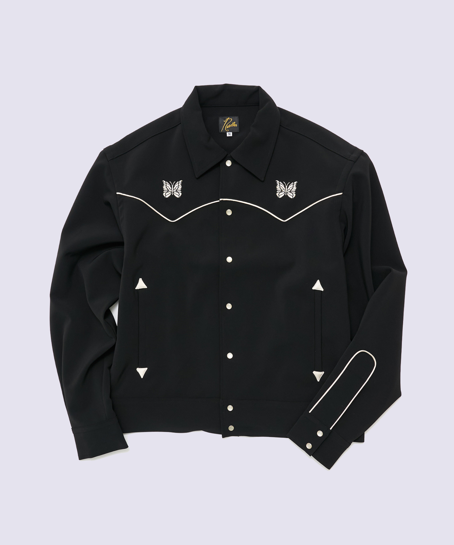 別注 Piping Cowboy Jacket-Poly Double Cloth