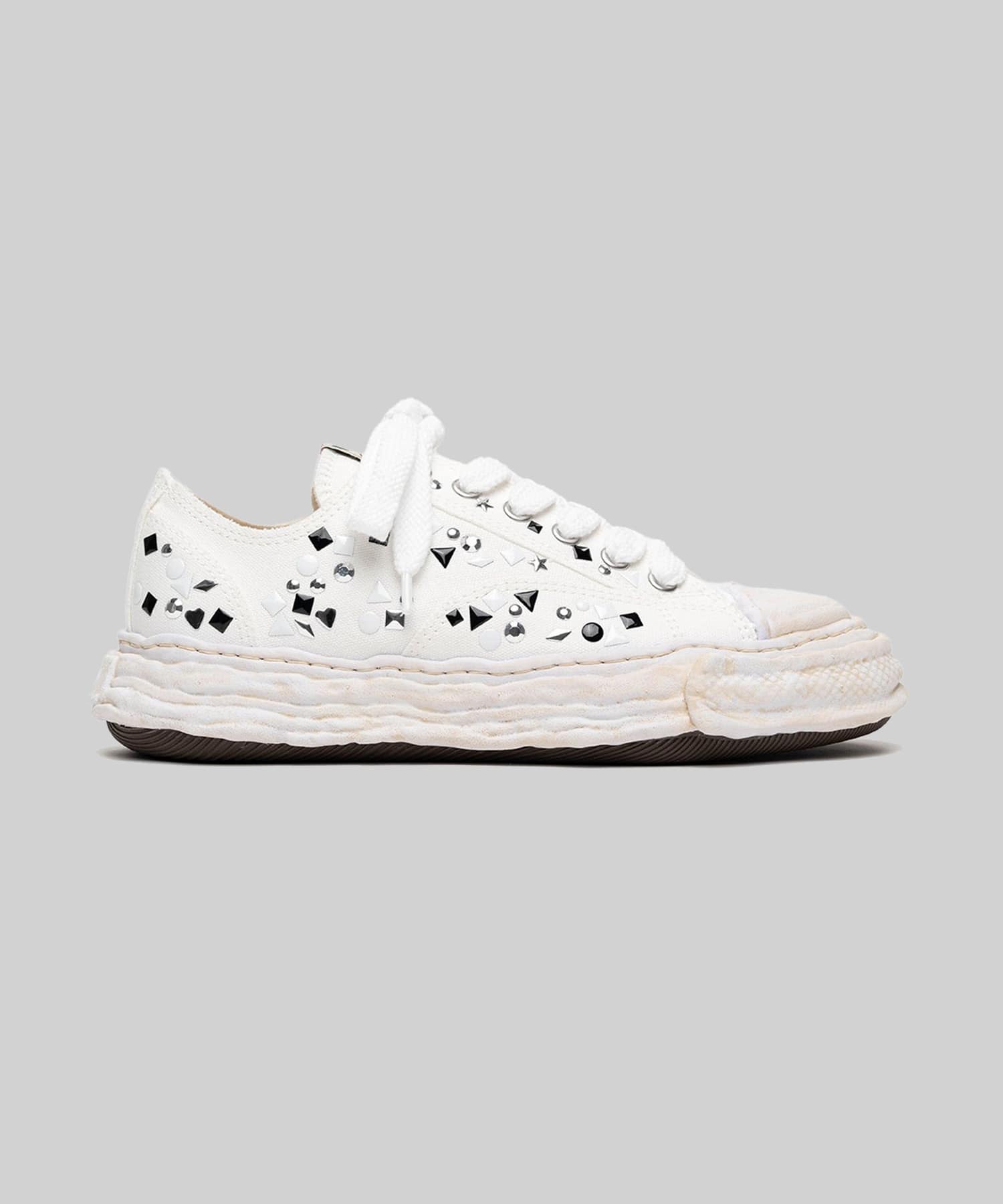 PETERSON23 OG Sole Embellished Canvas Low-top Sneakers